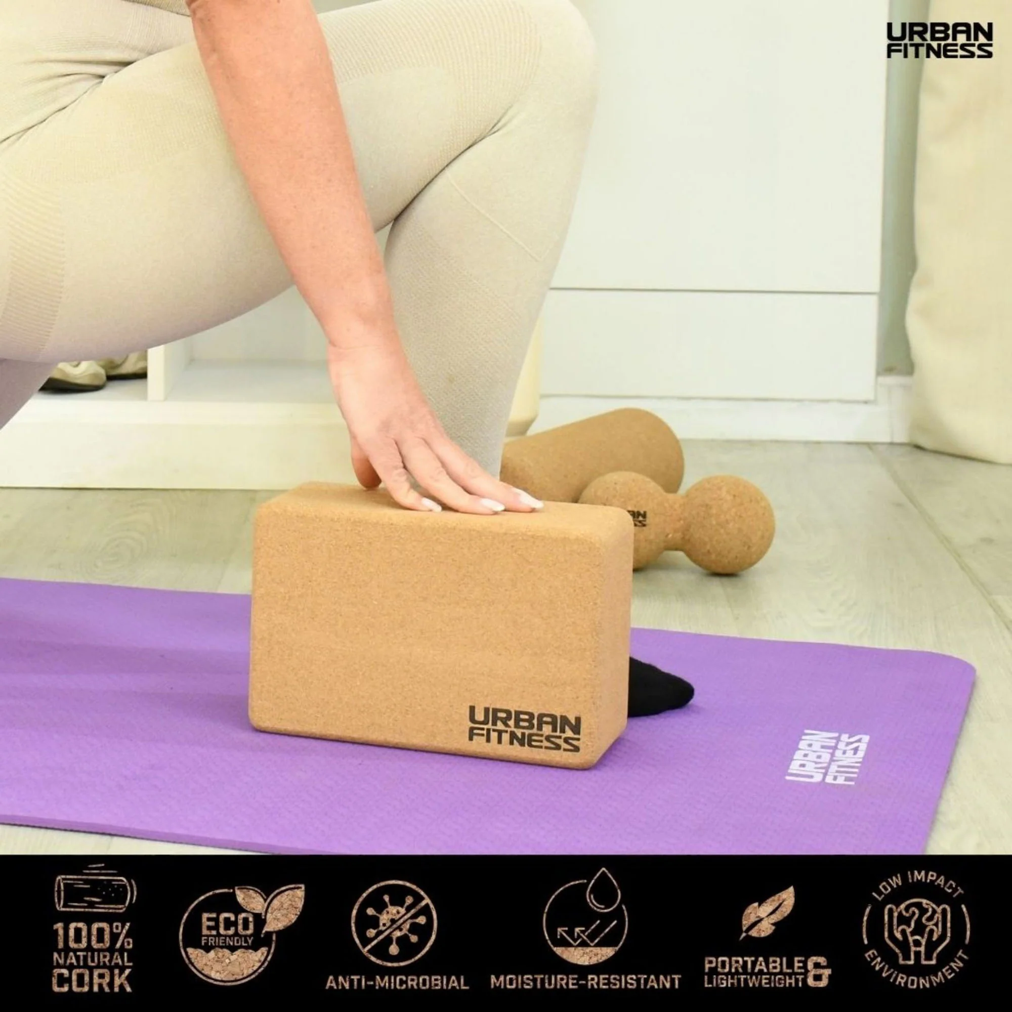 Cork Yoga Brick - Image 8