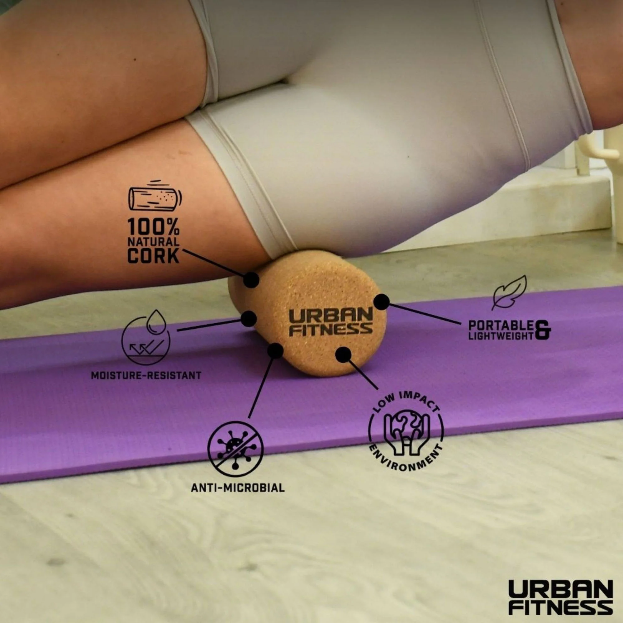 Cork Yoga Roller - Image 4
