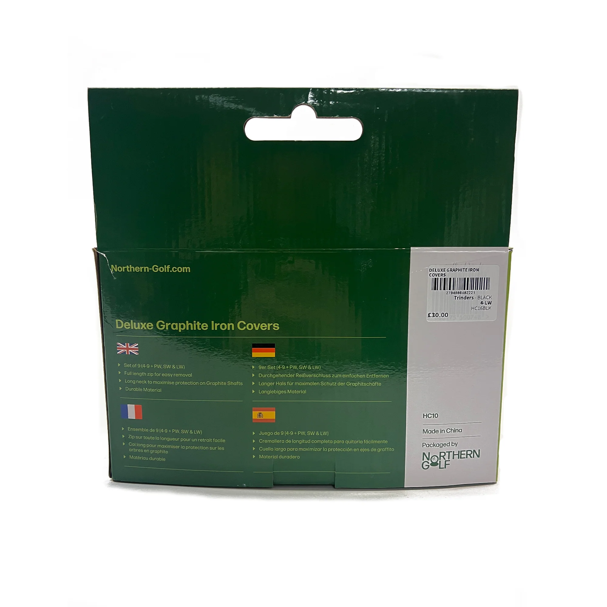 Deluxe Graphite Iron Covers - Image 3