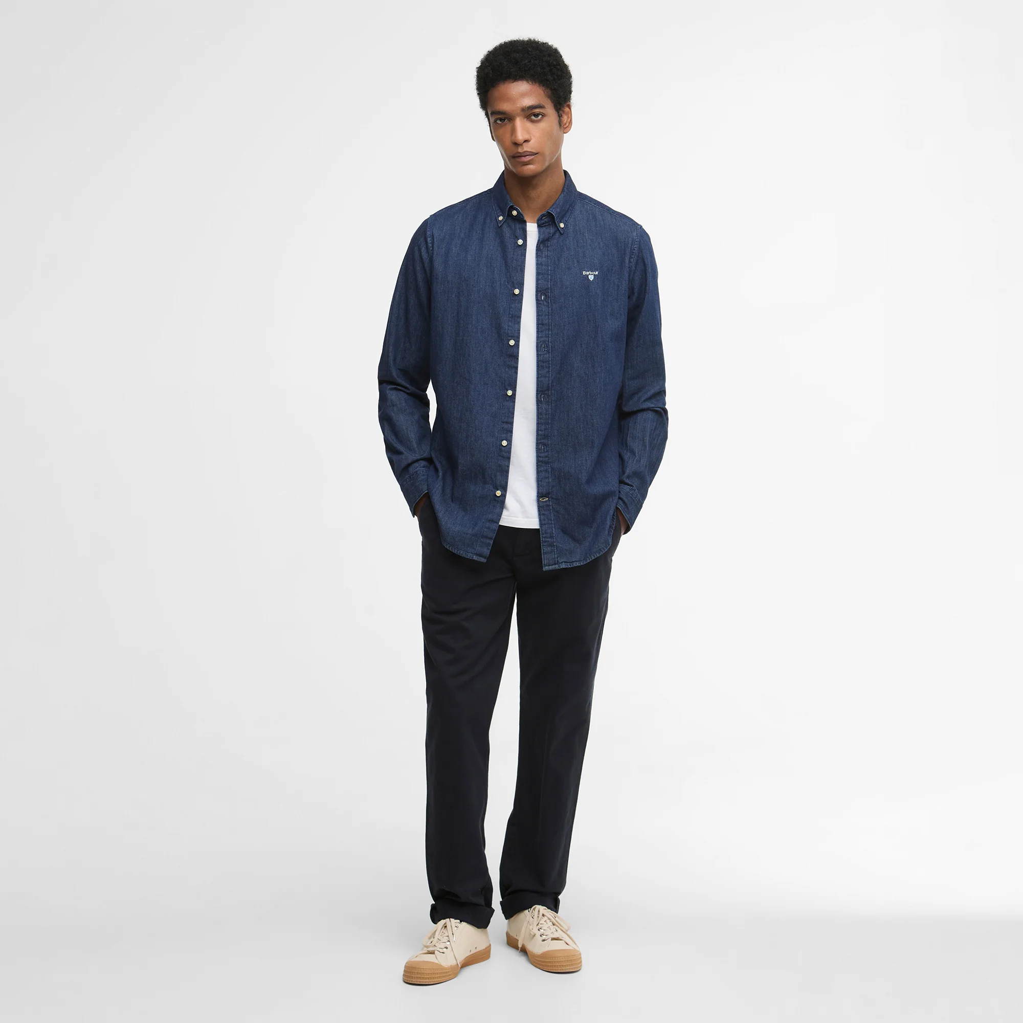 Denim Crest Tailored Shirt - Image 3