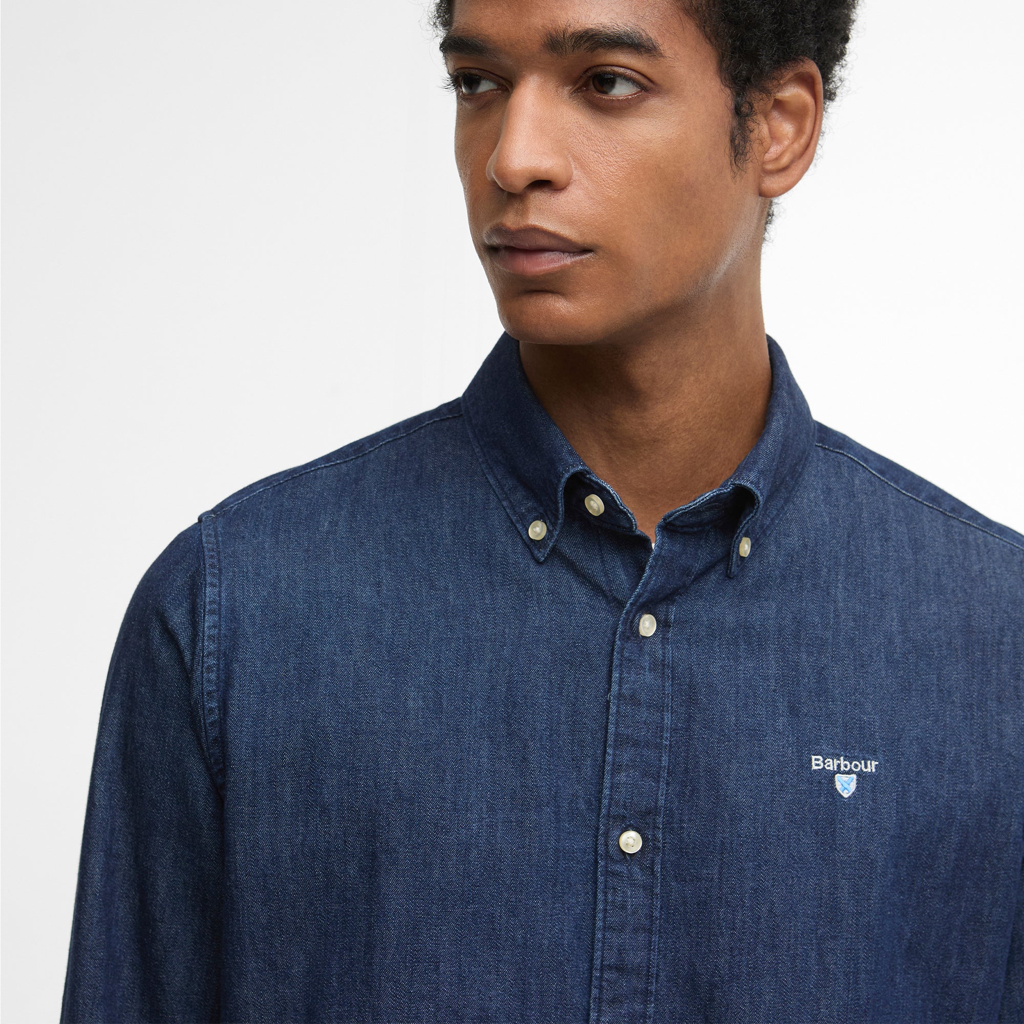 Denim Crest Tailored Shirt - Image 4