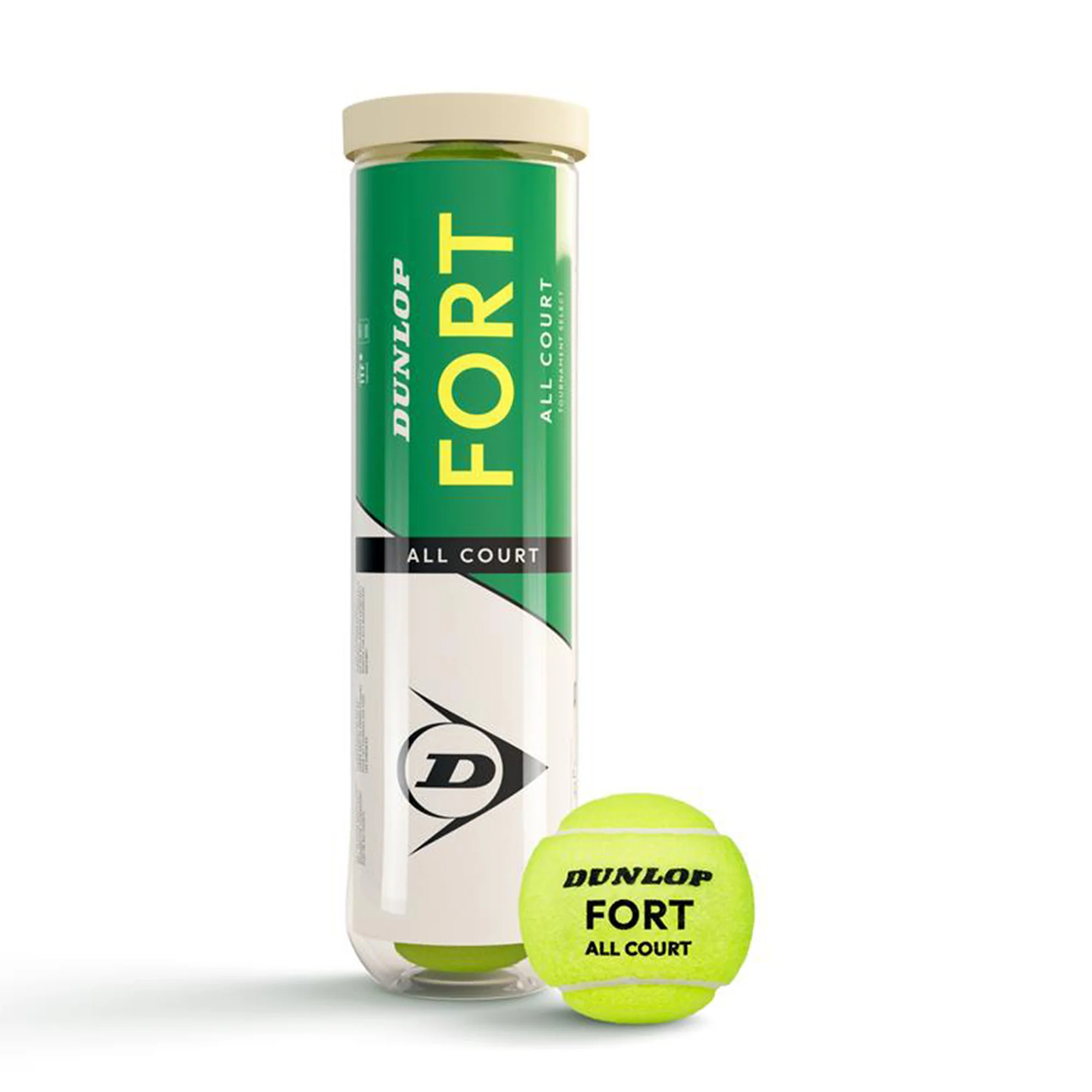 Fort All Court Tennis Balls (Tube of 4)