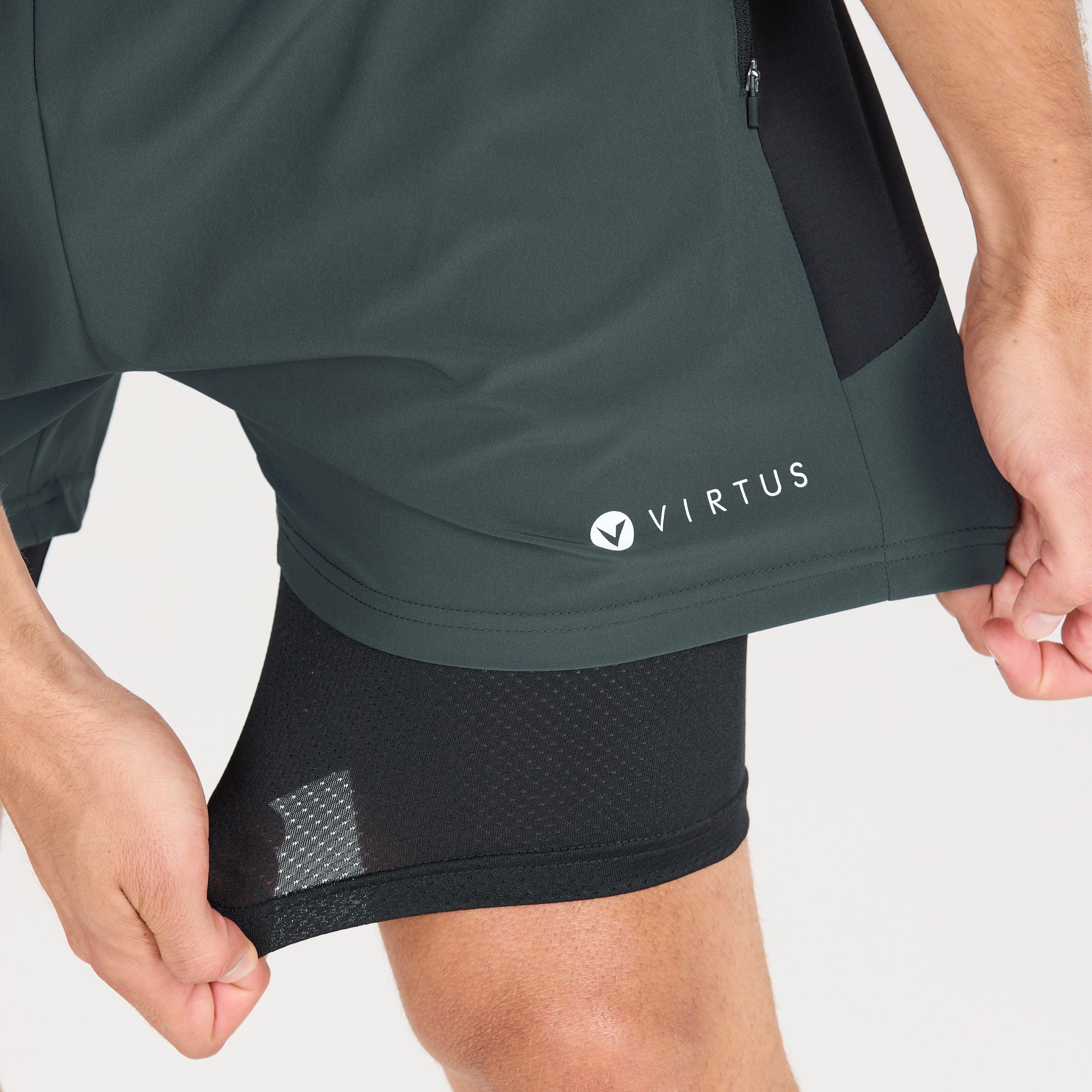 Dylan 2-in-1 Stretch Shorts - Image 4