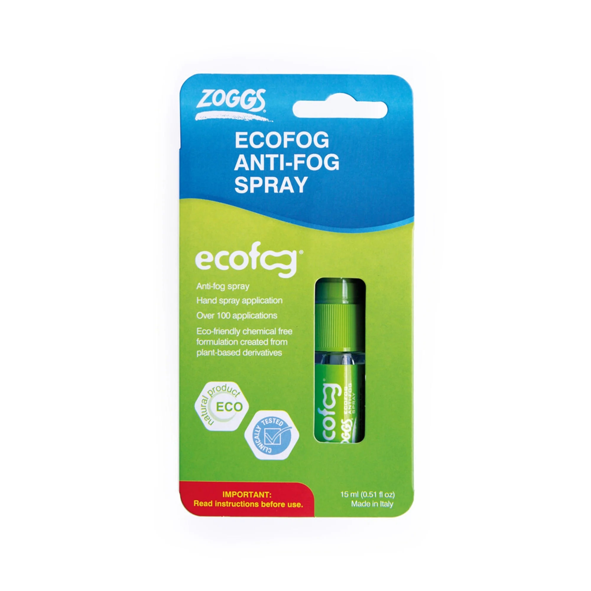Ecofog Swimming Goggles Anti-Fog Spray - Image 2