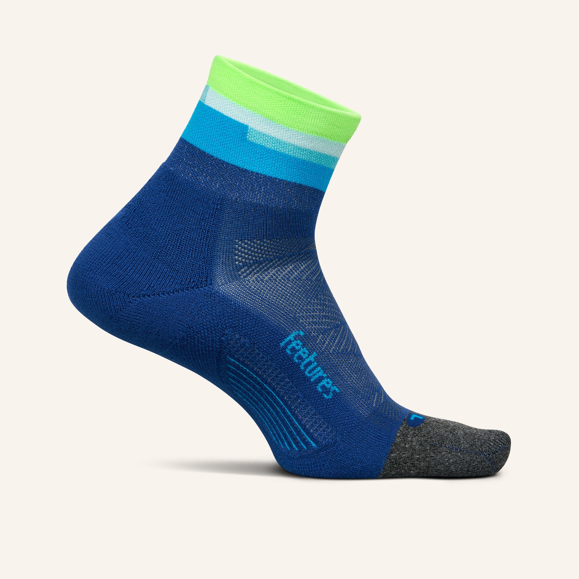 Elite Light Cushion Quarter Running Socks