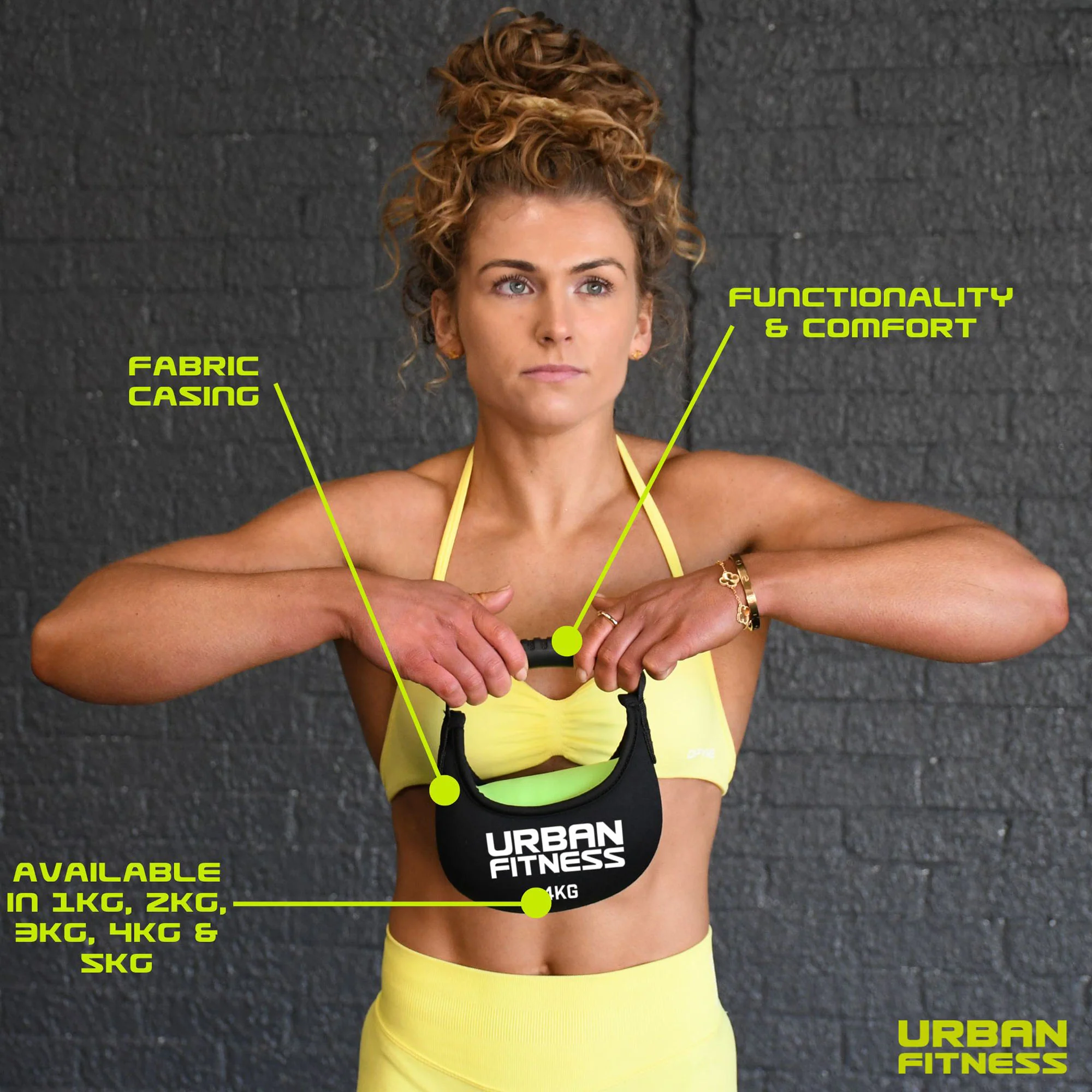 Fabric Kettlebell - 1KG - Image 7