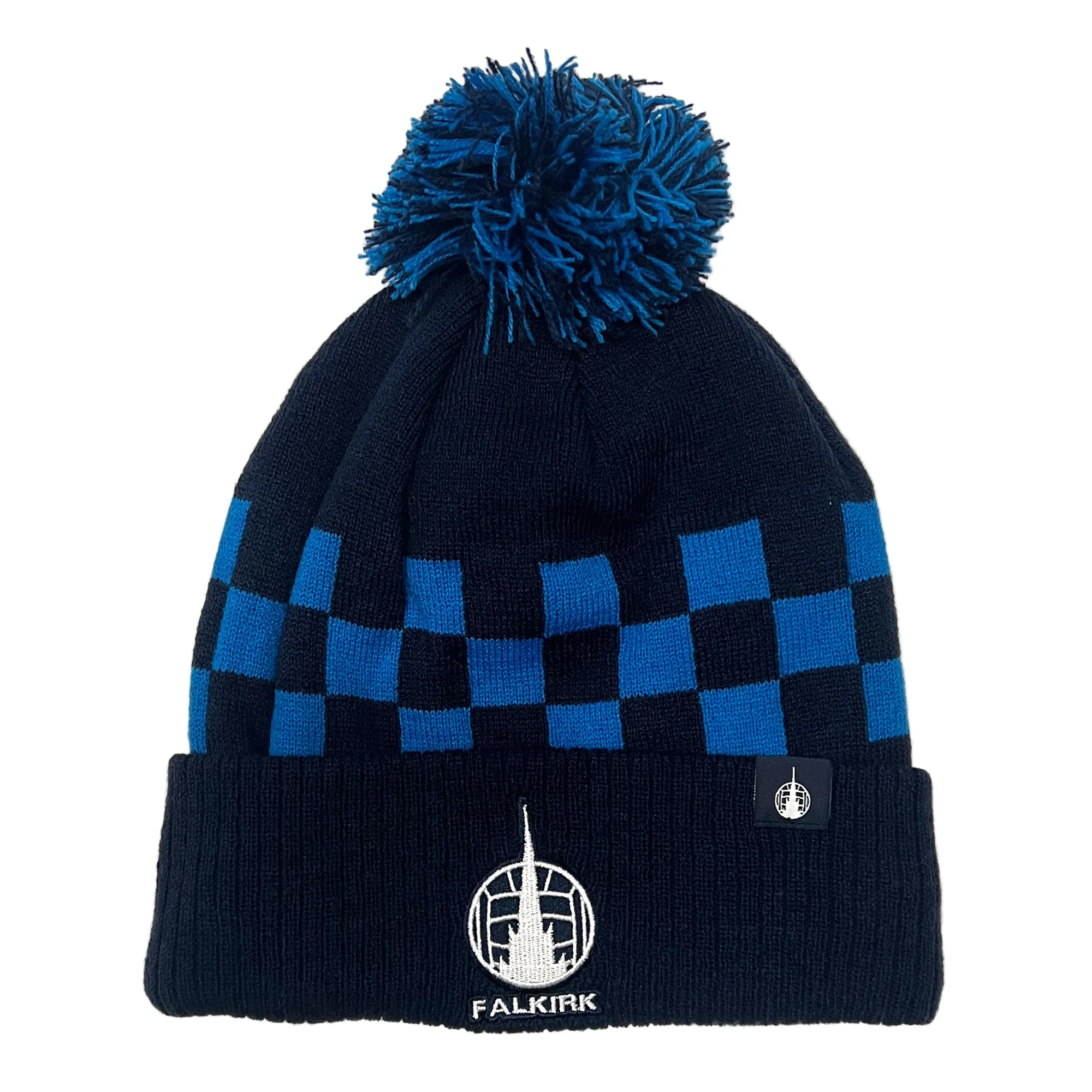 Falkirk Chequered Bobble Hat - Image 2