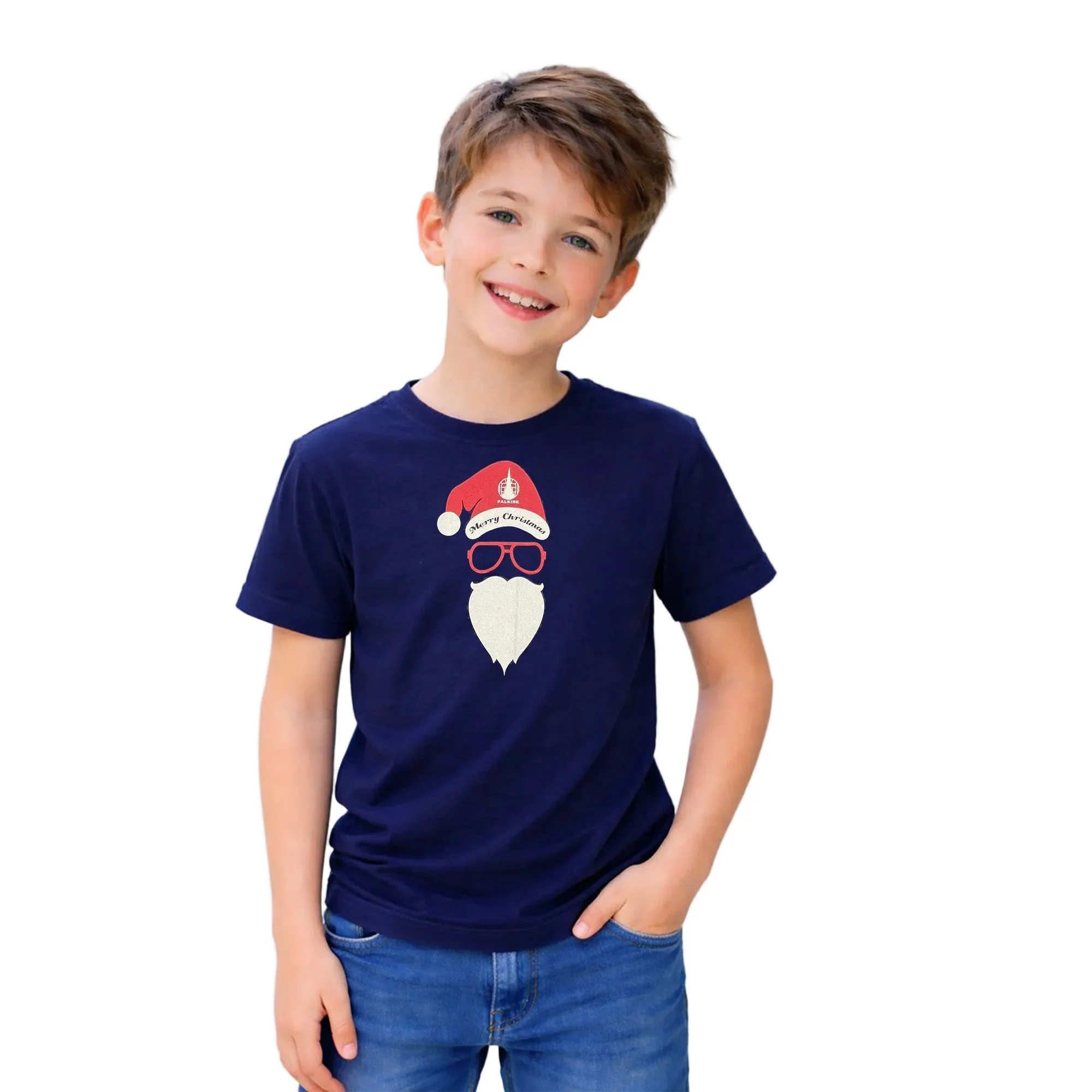 Falkirk Christmas Santa T-Shirt Junior