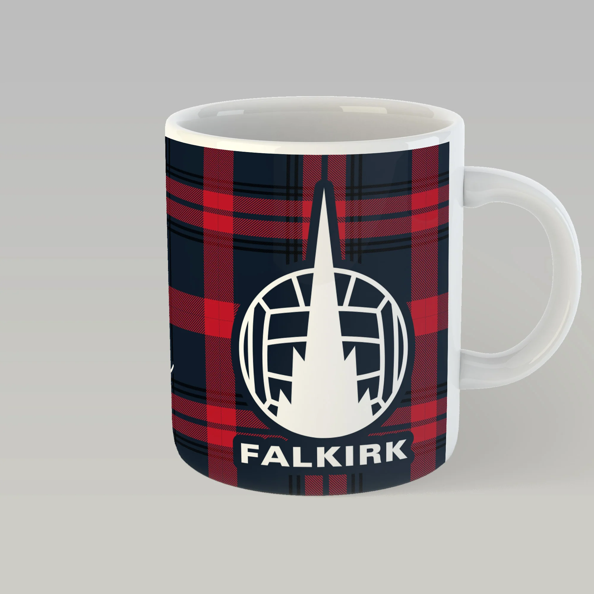 Falkirk Tartan Christmas Mug - Image 2