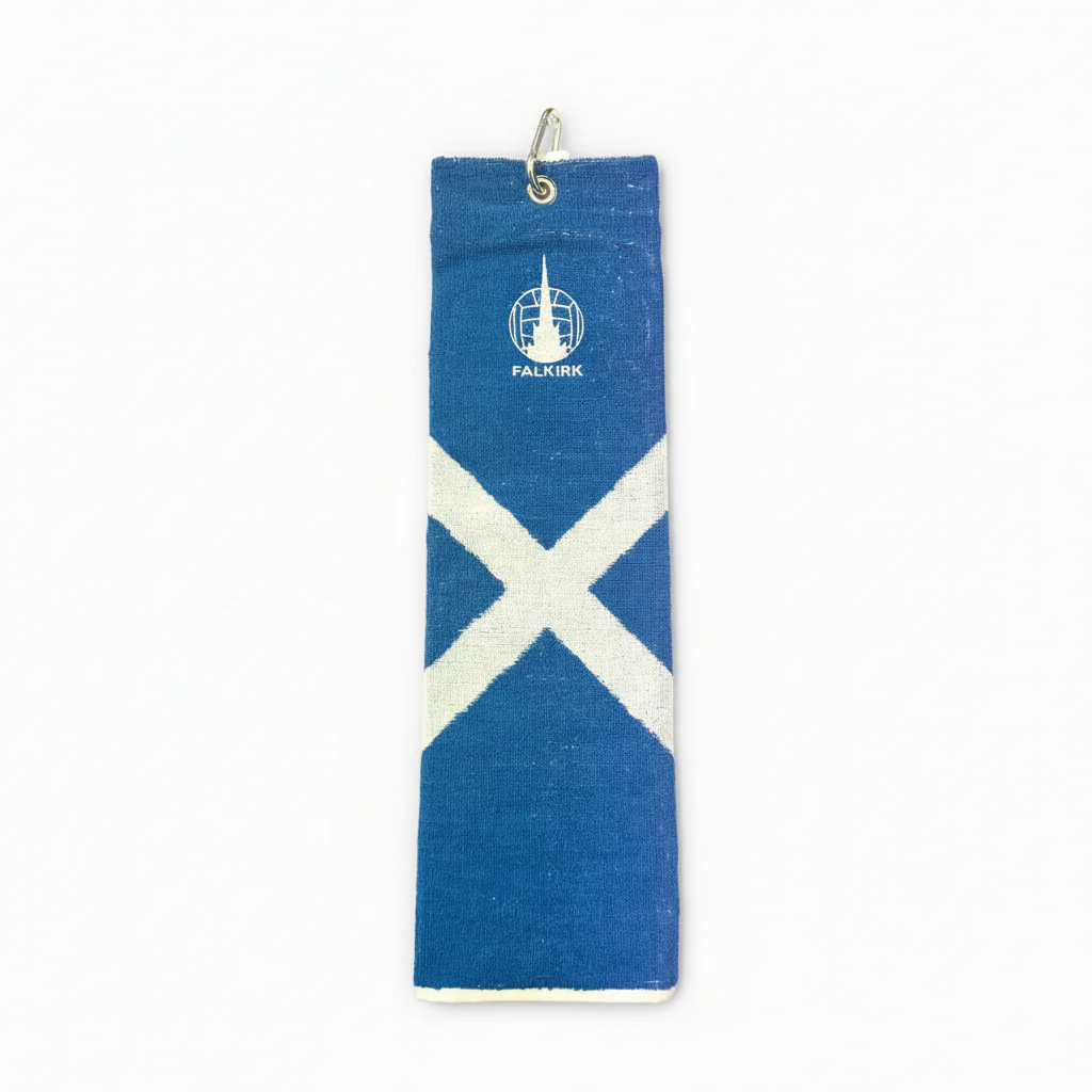 Falkirk Saltire Trifold Golf Towel