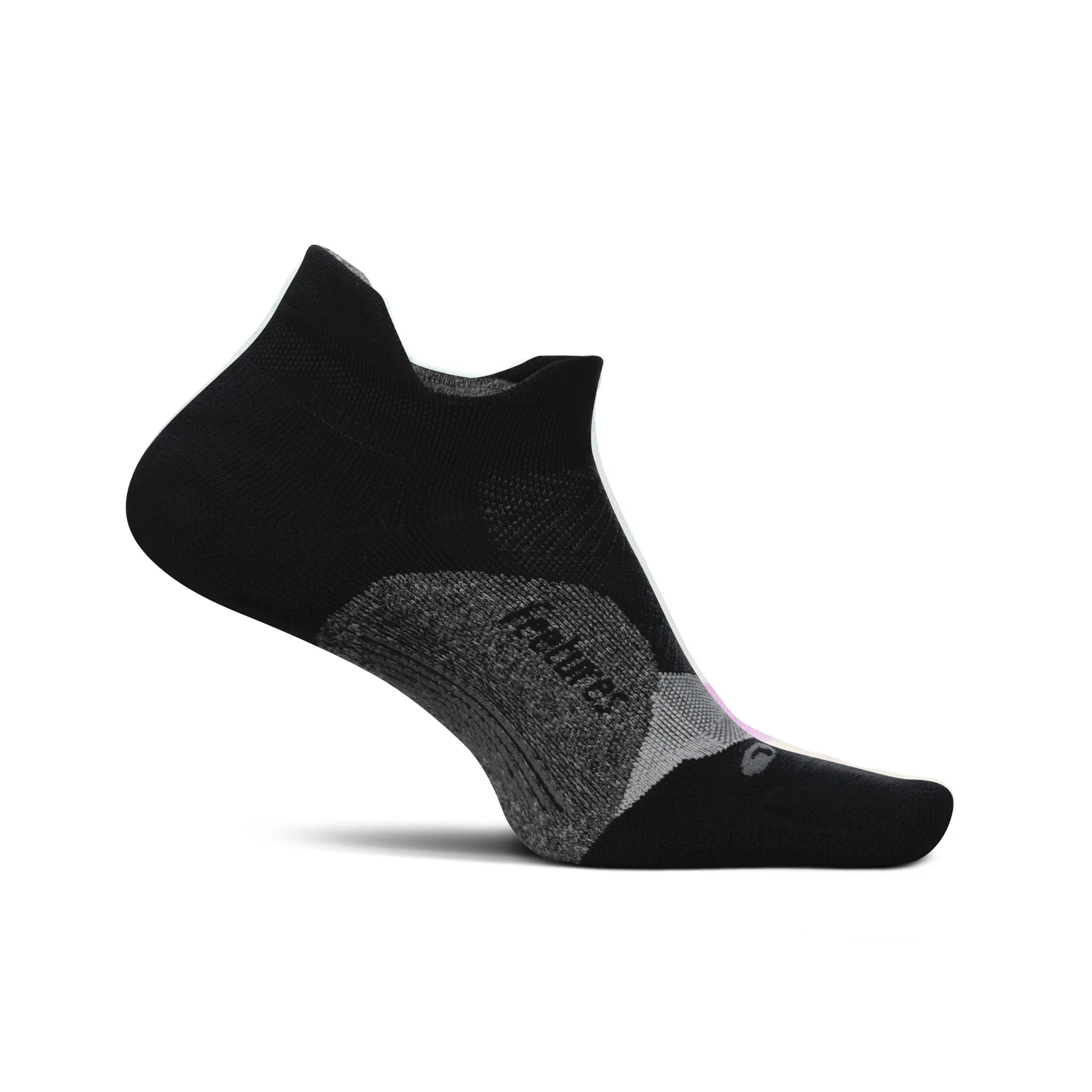 Elite Light Cushion No Show Tab Running Socks