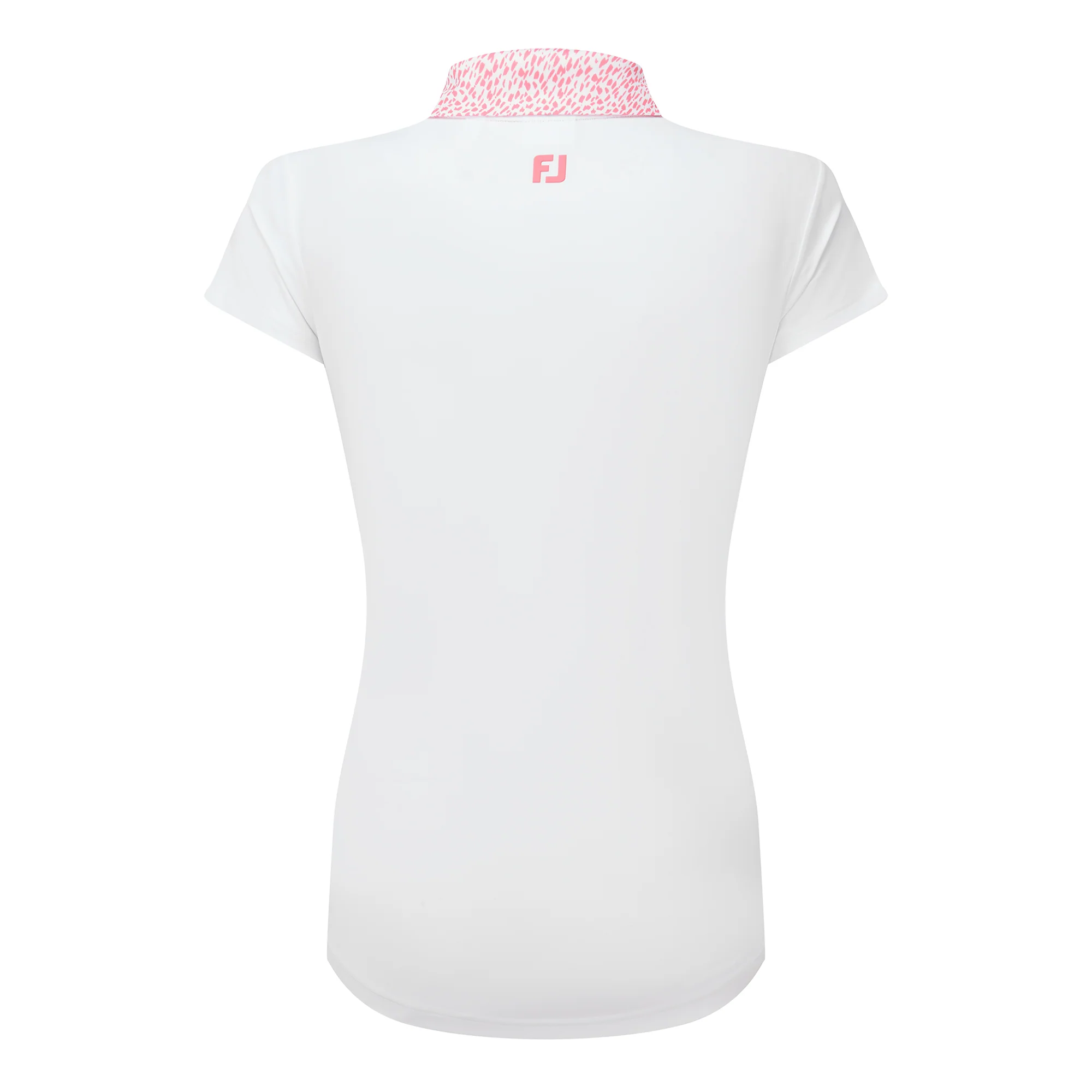 Cap Sleeve Print Trim Lisle T-Shirt Womens - Image 5