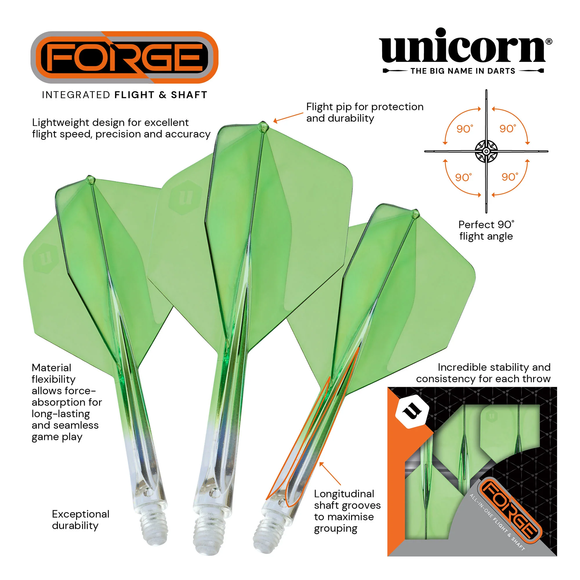 Forge Two-Tone All In One Flight and Shaft - Image 4