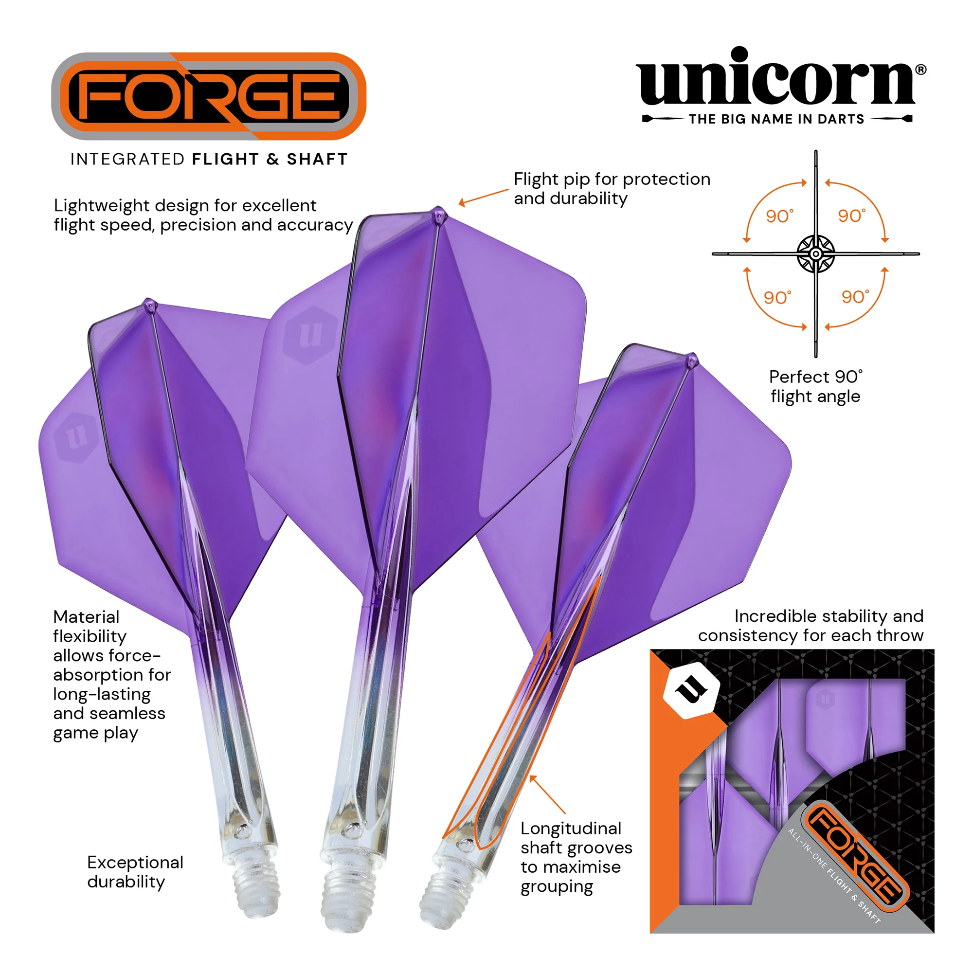 Forge Two-Tone All In One Flight and Shaft - Image 4