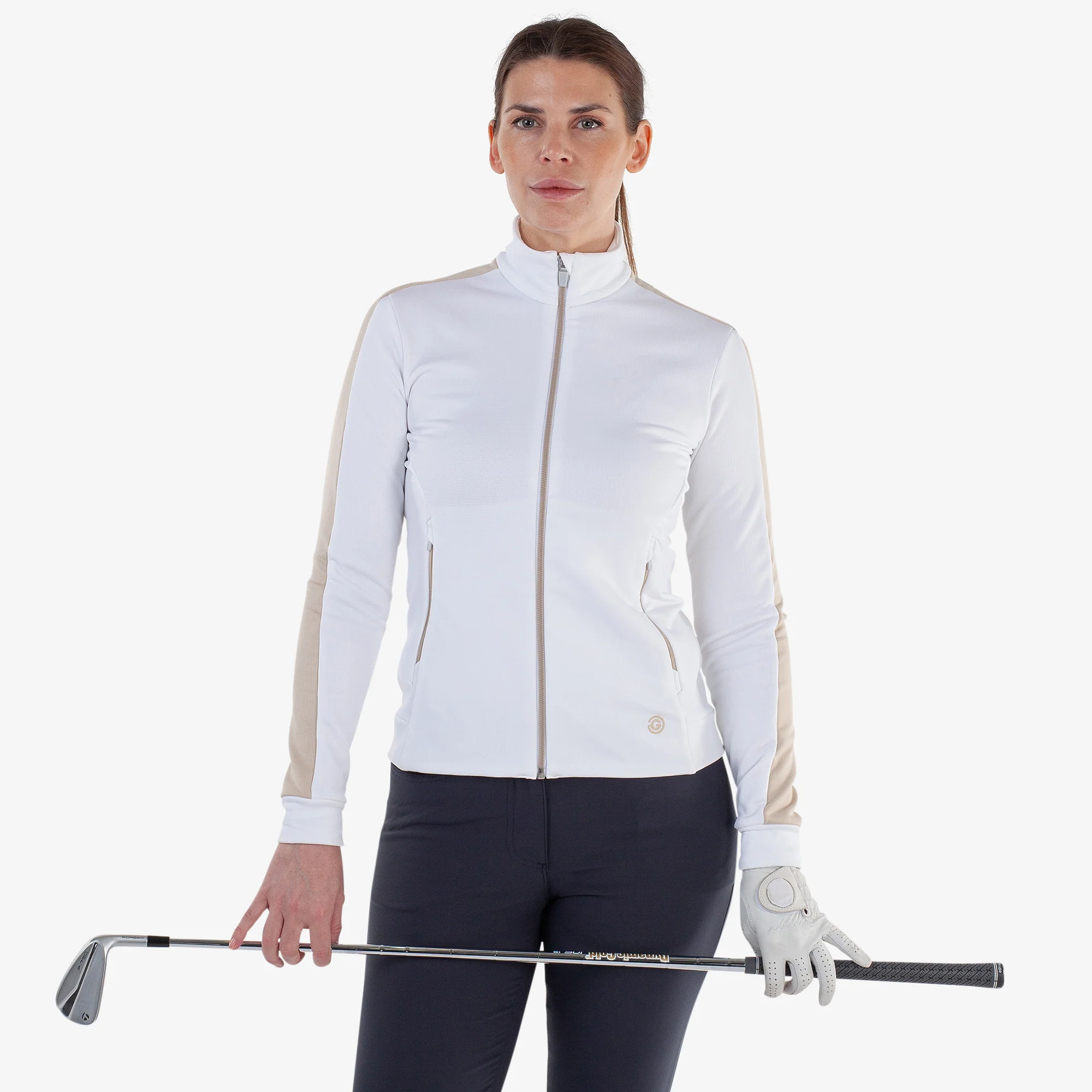 Dixie Full Zip Golf Insula Top Womens