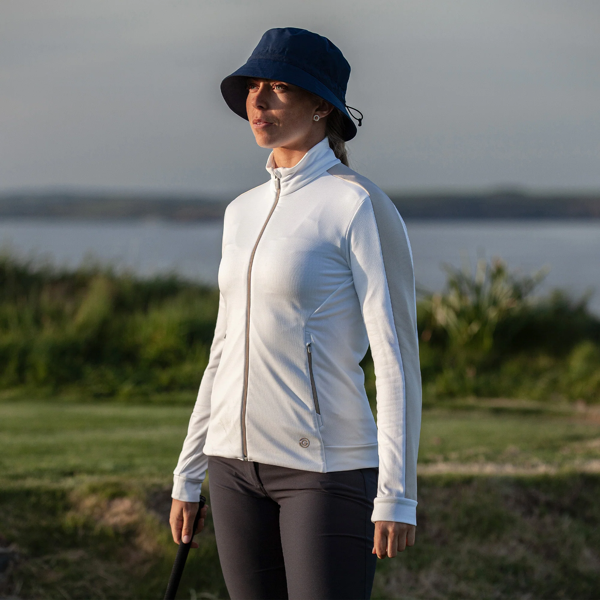 Dixie Full Zip Golf Insula Top Womens - Image 9