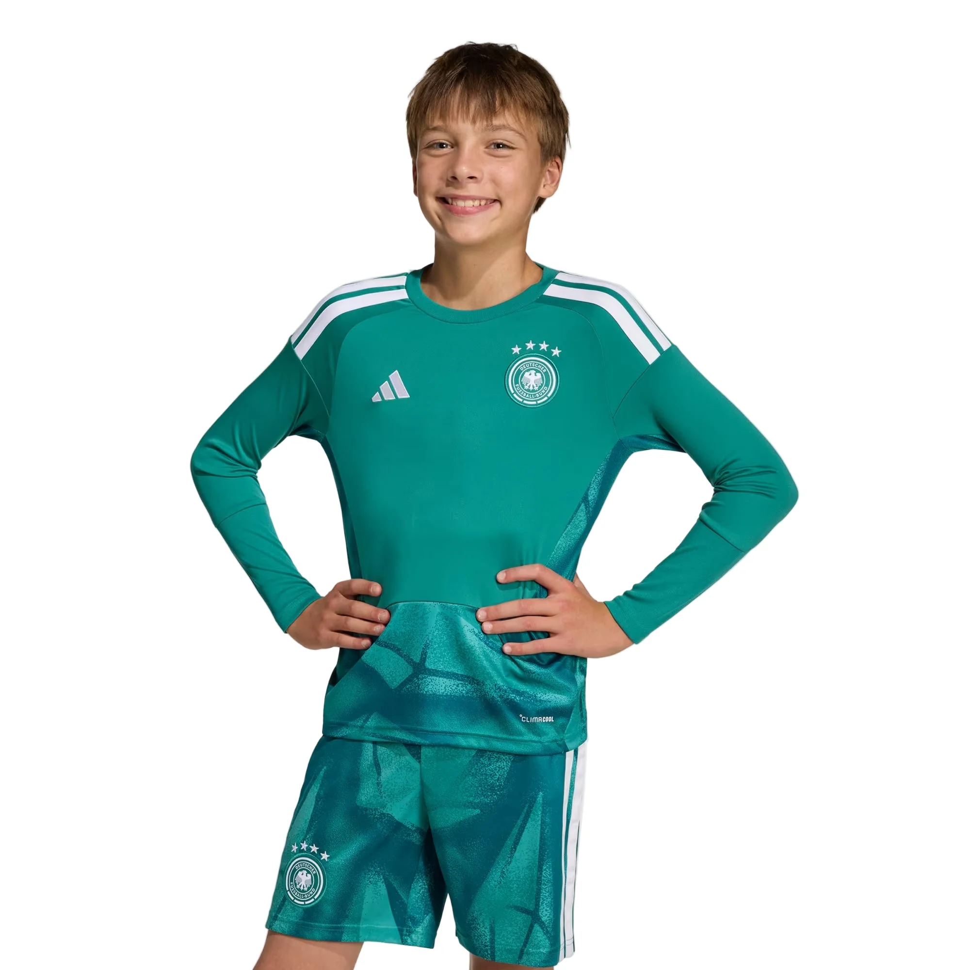 Germany 26 Home GK L/S Football Shirt Jnr - Image 6