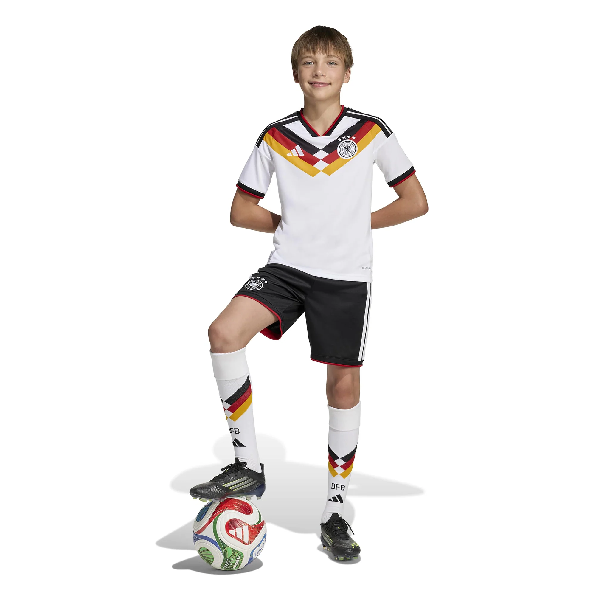 Germany 26 Home Football Shirt Jnr - Image 3