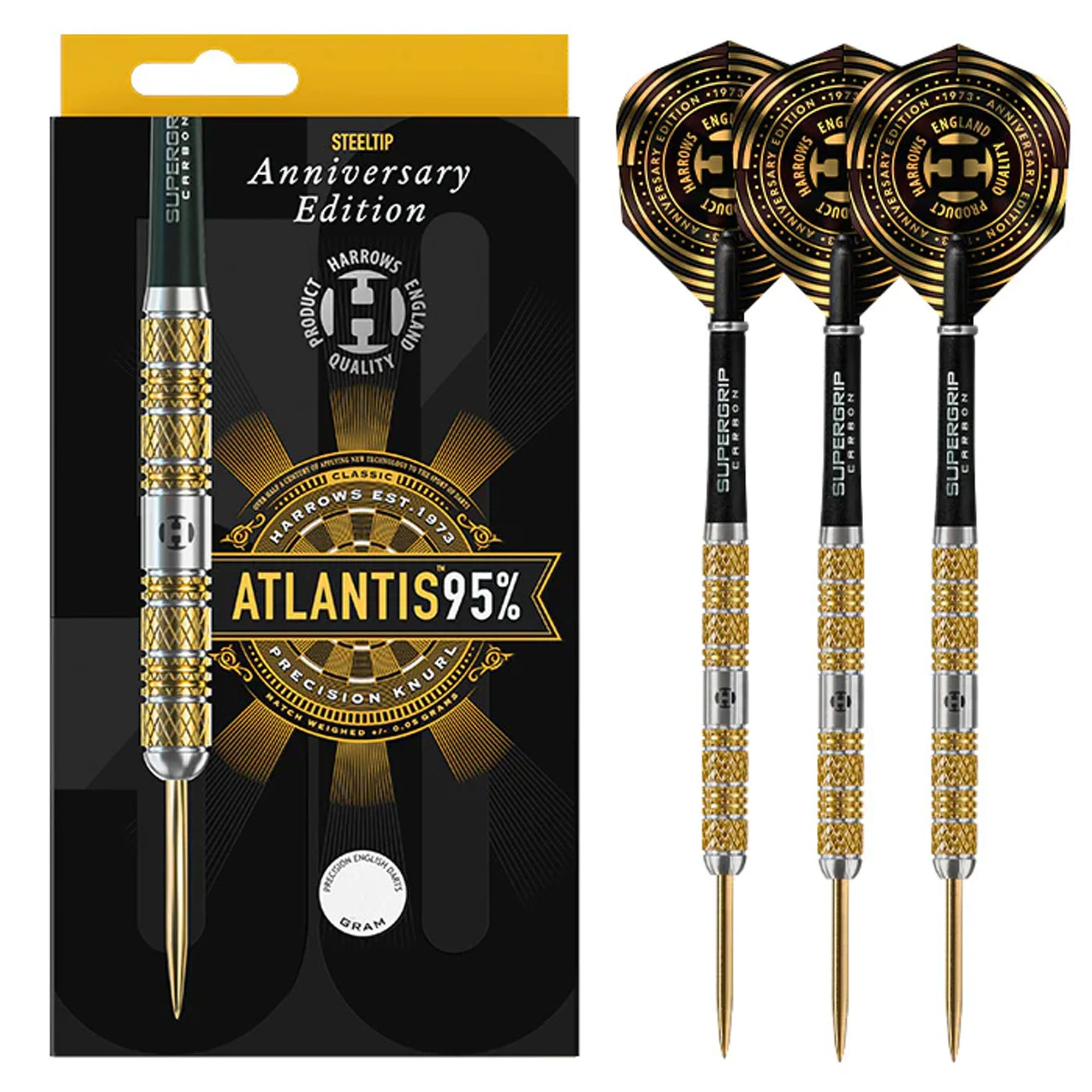 Atlantis 95% Tungsten Darts - Steel Tip Darts