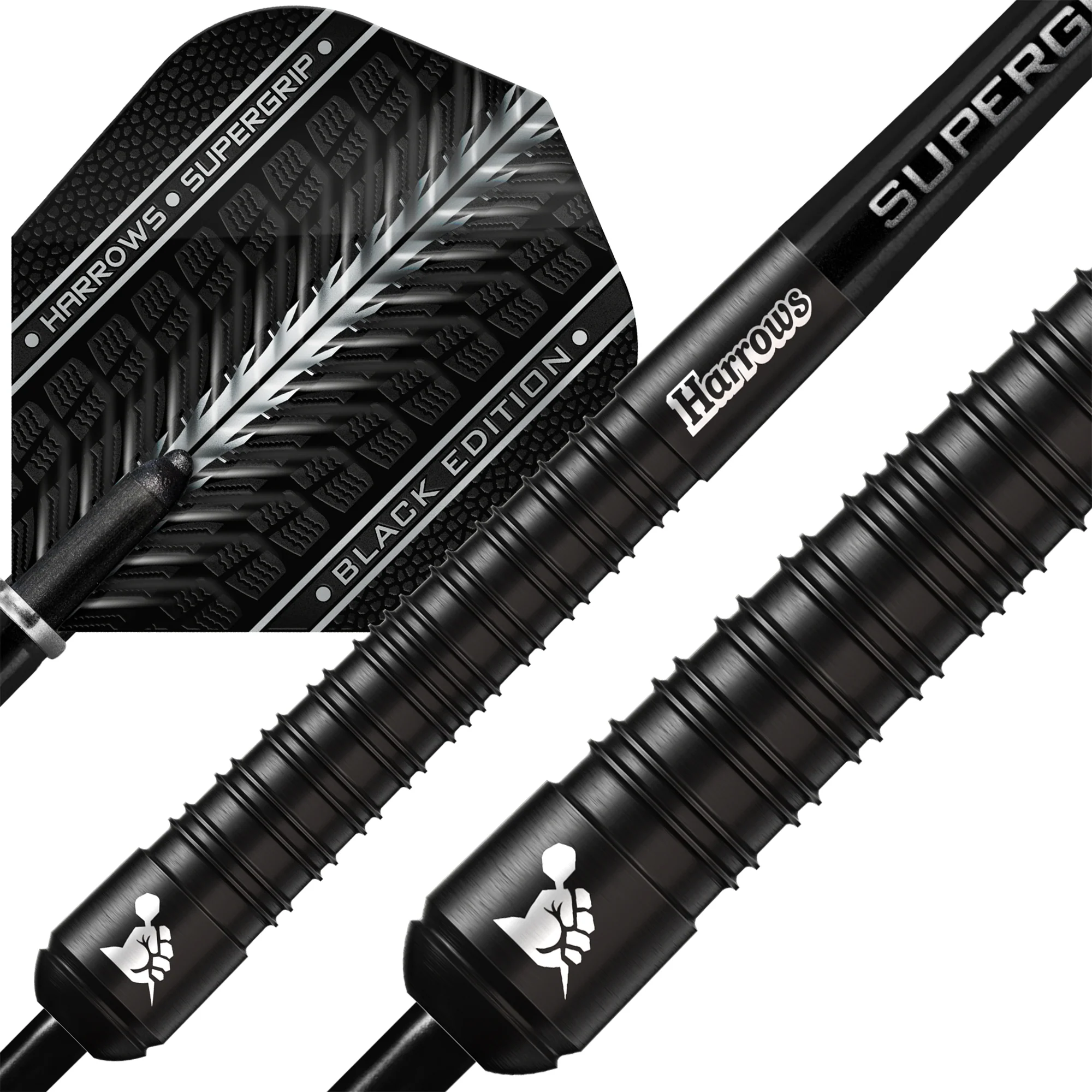Supergrip Black Edition 90% Tungsten - Steel Tip Darts - Image 4