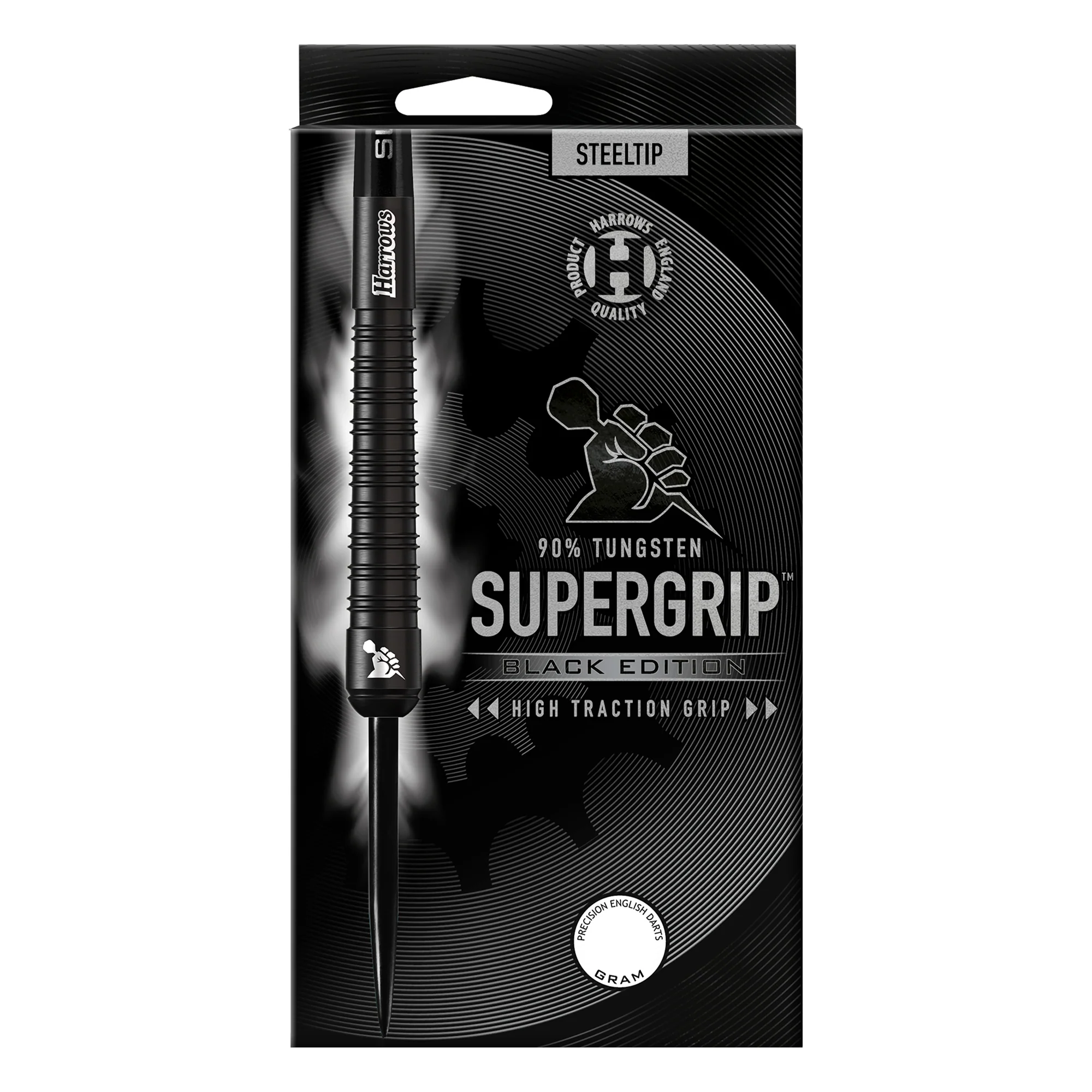 Supergrip Black Edition 90% Tungsten - Steel Tip Darts - Image 5