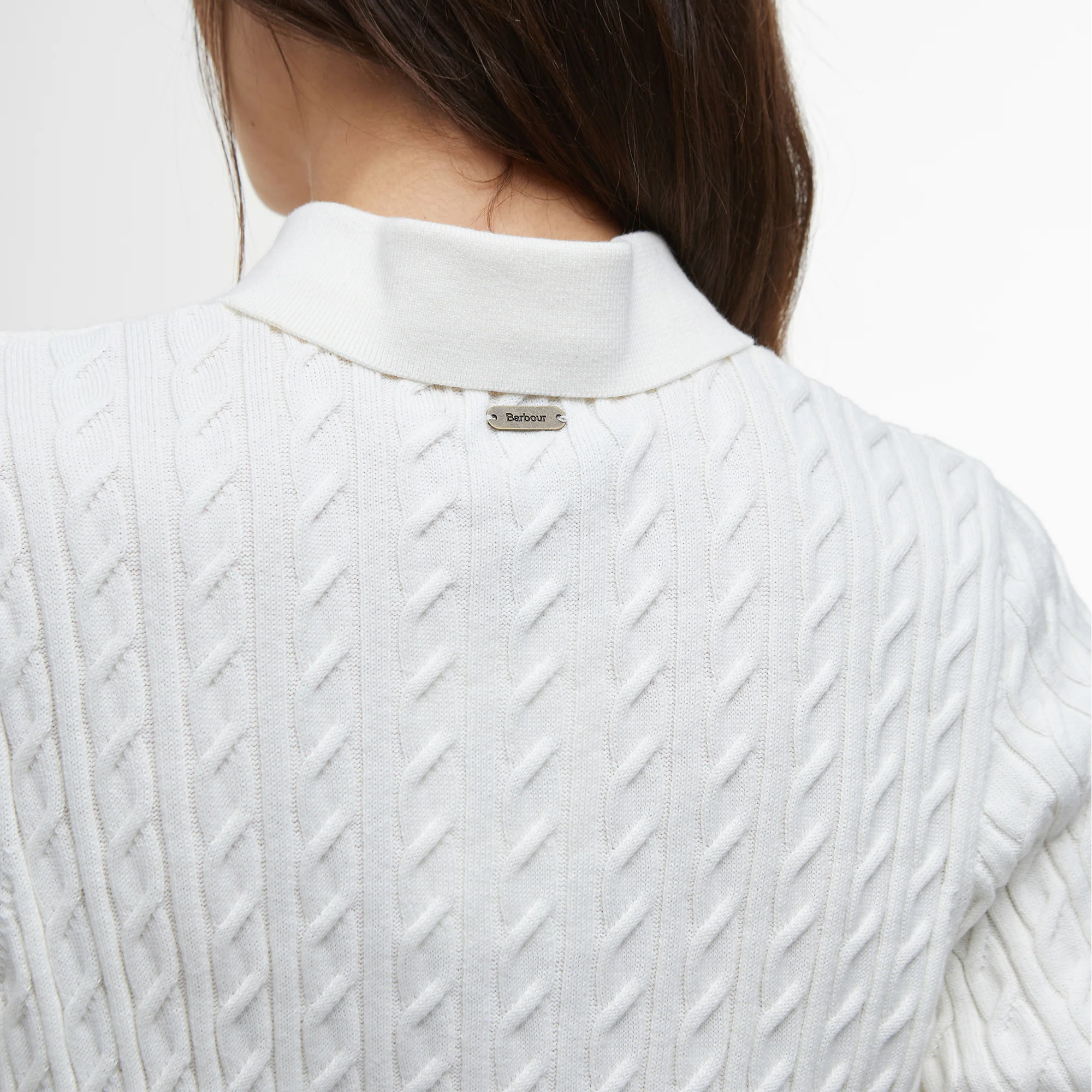 Hartland Knitted Polo Jumper Womens - Image 5