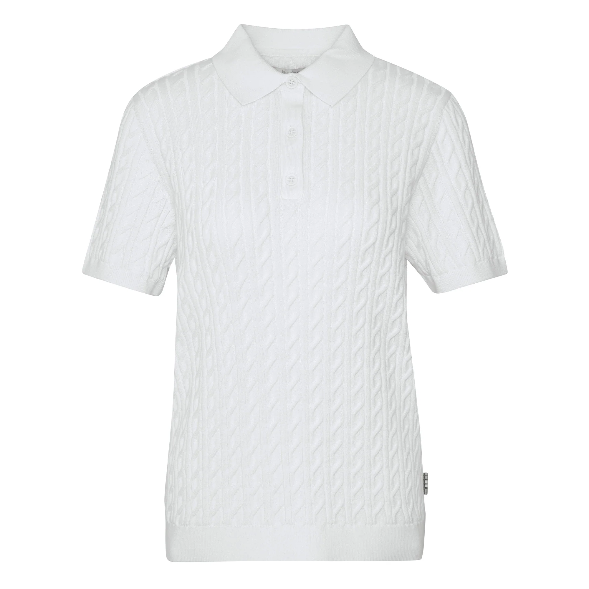 Hartland Knitted Polo Jumper Womens - Image 9