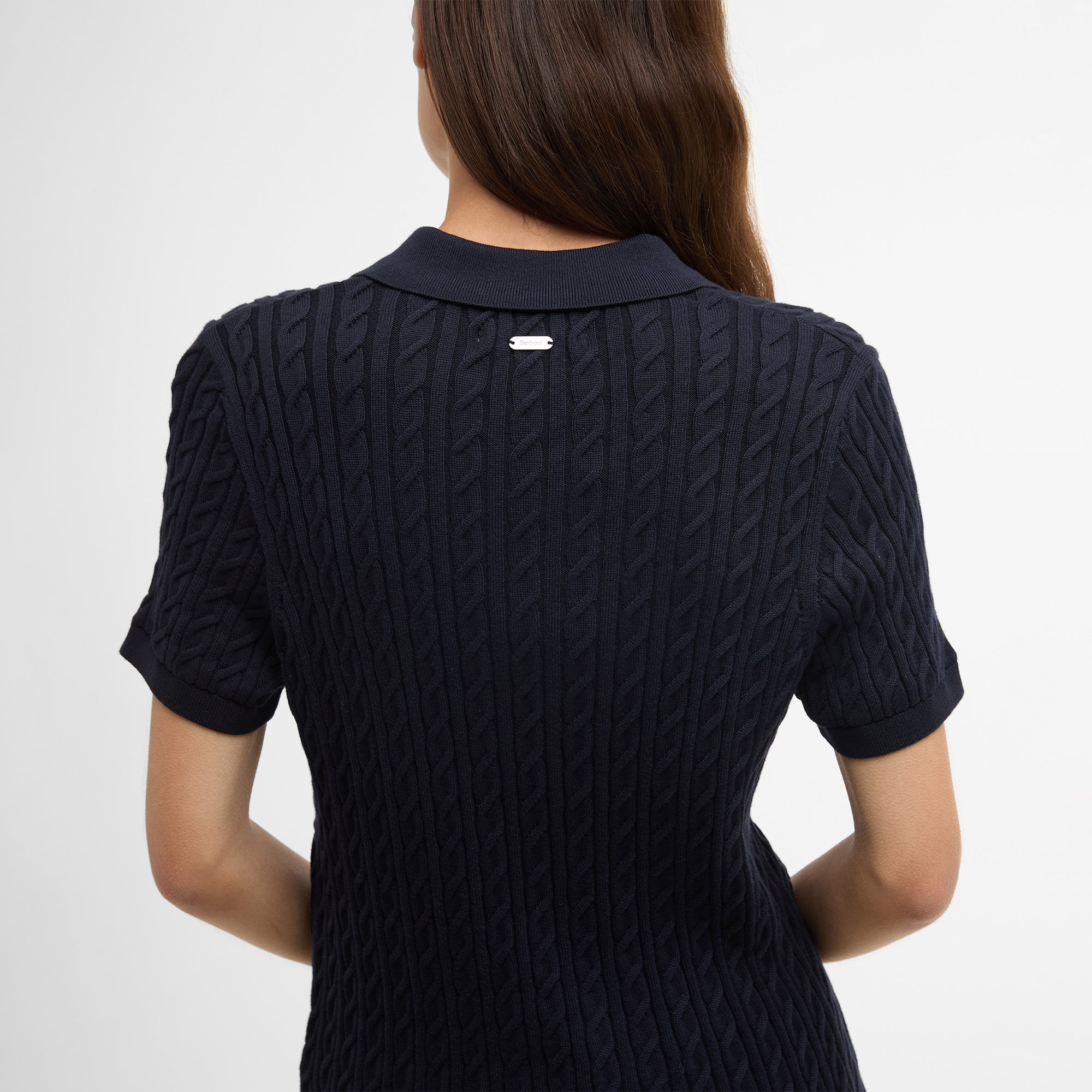 Hartland Knitted Polo Shirt Womens - Image 5