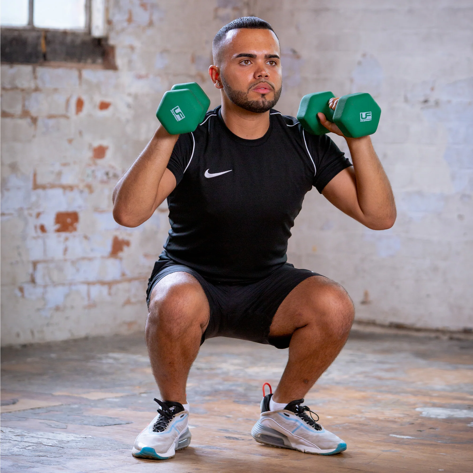 Hex Dumbbells Neoprene Covered (2 x 8Kg) - Image 3