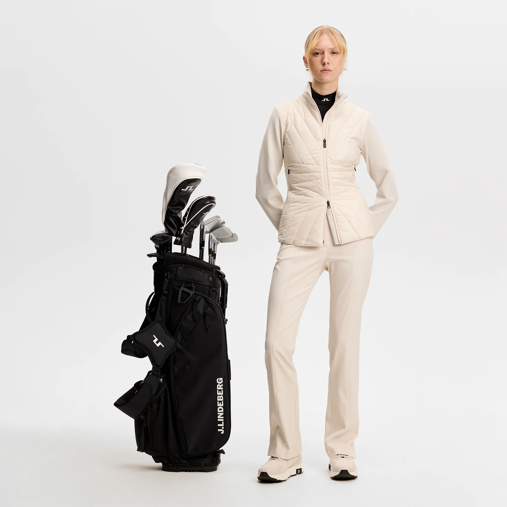 Holma Quilt Hybrid Golf Jacket Womens - Image 2