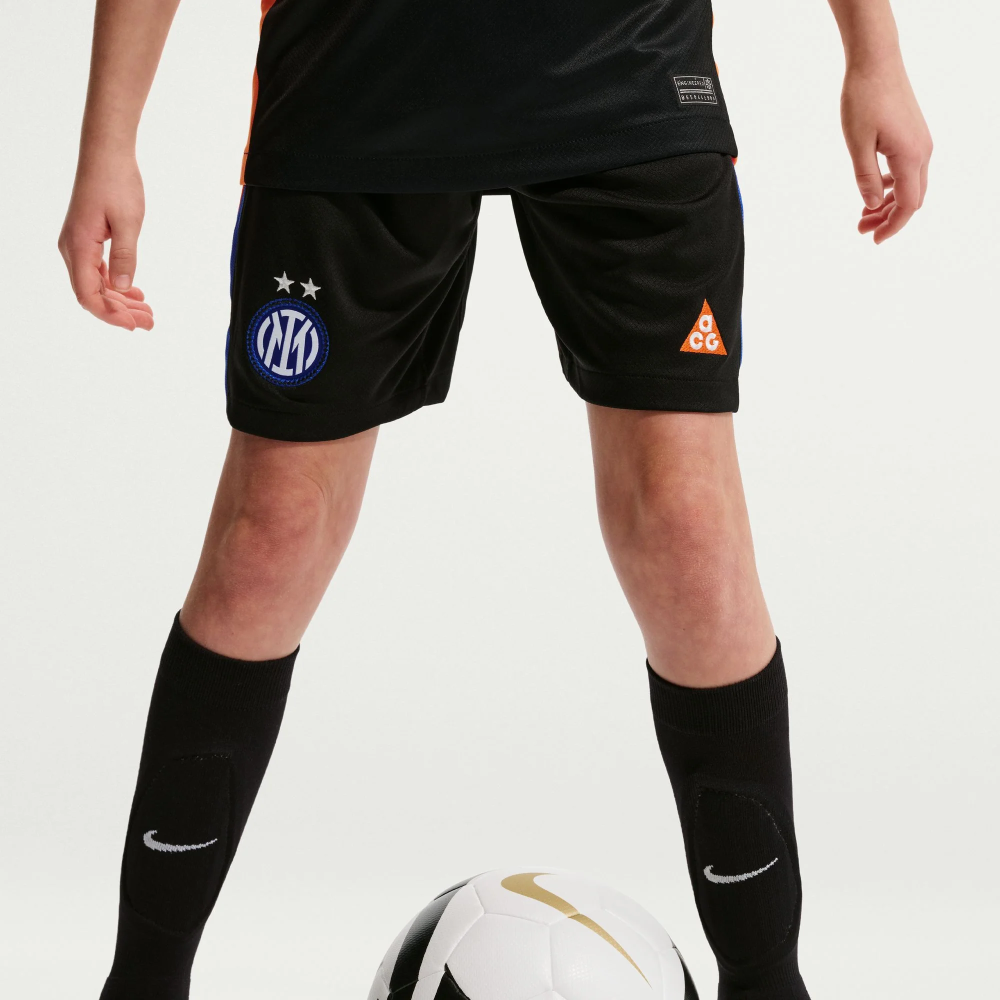 Inter Milan 25/26 4th Football Shorts Jnr - Image 4