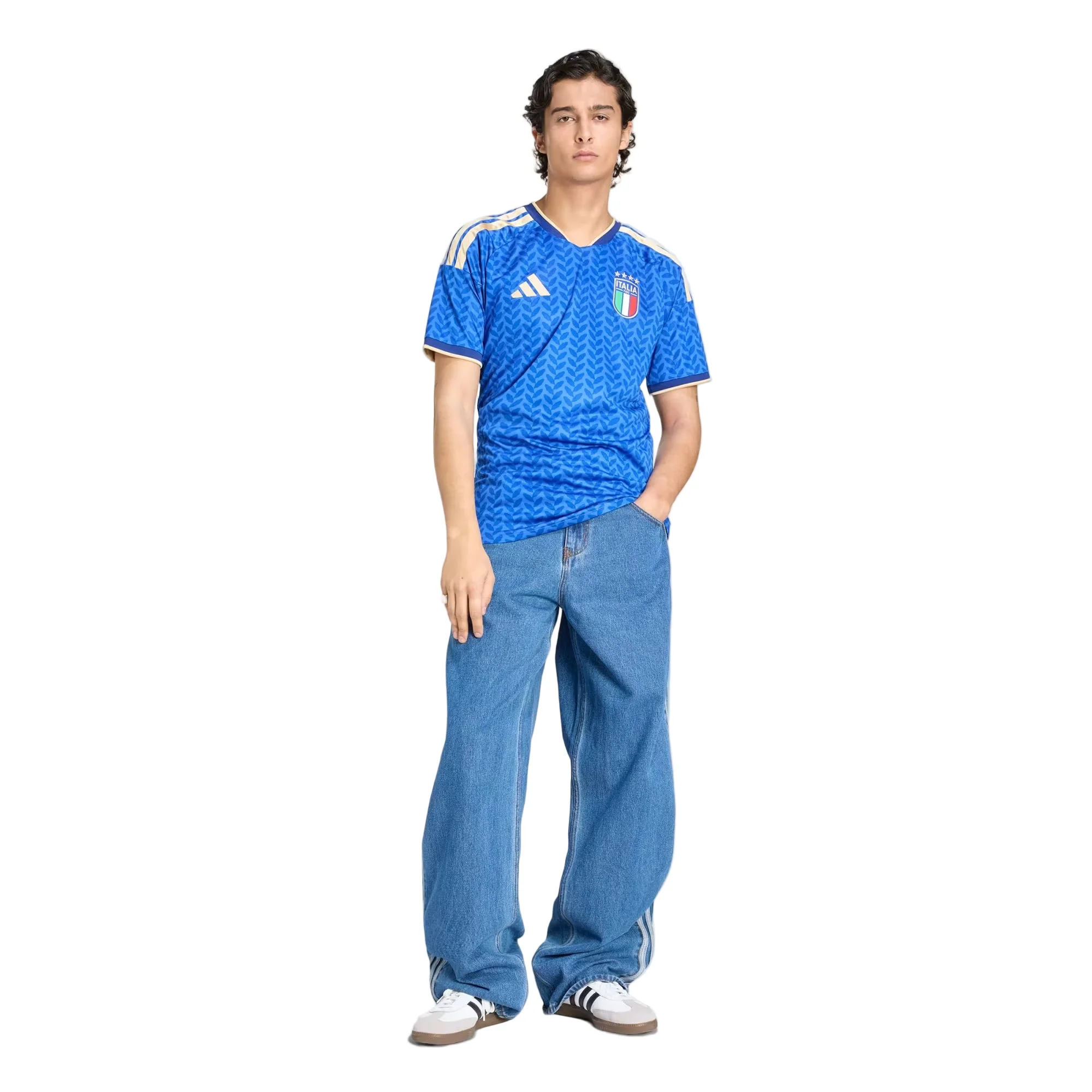 Italy 26 Home Football Shirt - Image 3