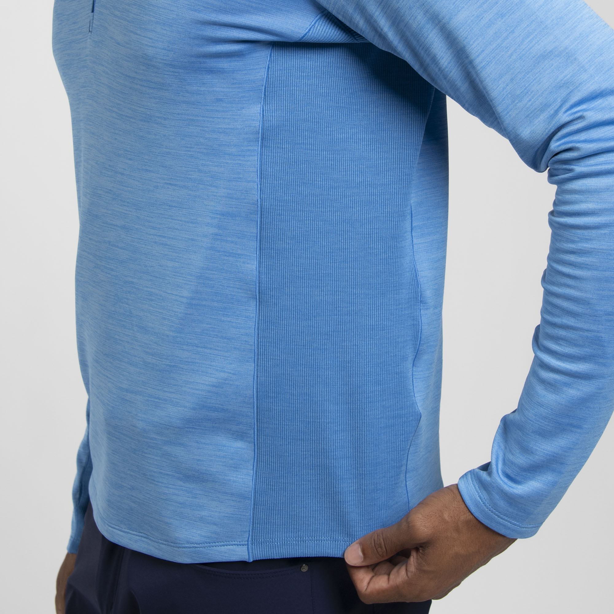 Liam Hooded Half Zip Golf Top - Image 3
