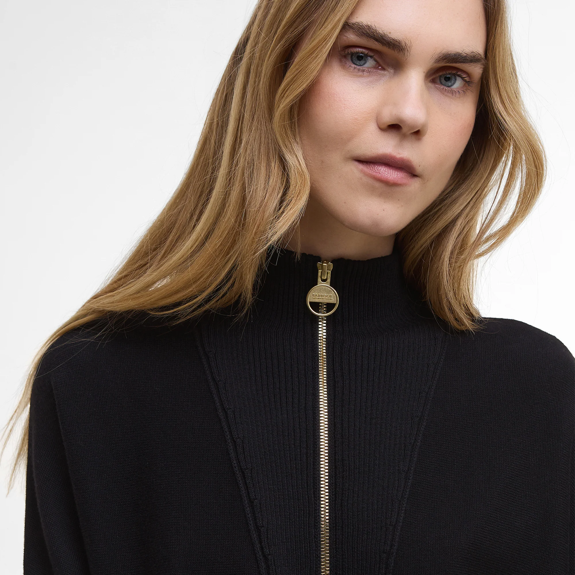 Lola Half-Zipped Knitted Jumper Womens - Image 5