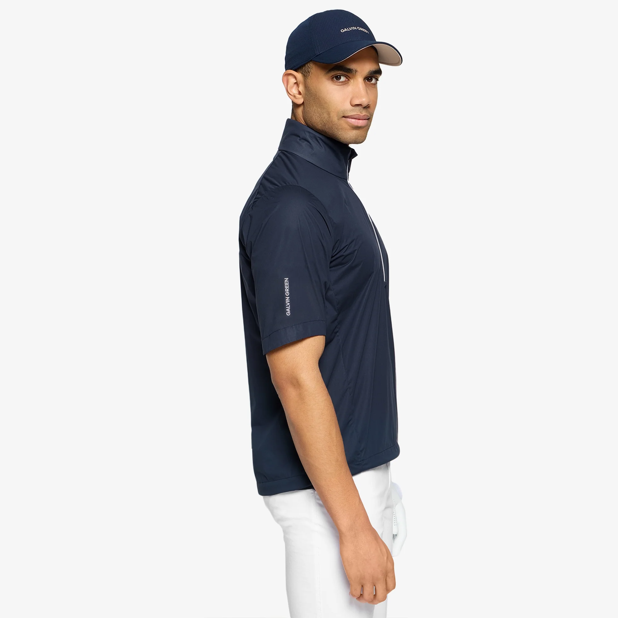Luis 1/2 Zip Short Sleeve Interface Jacket - Image 3