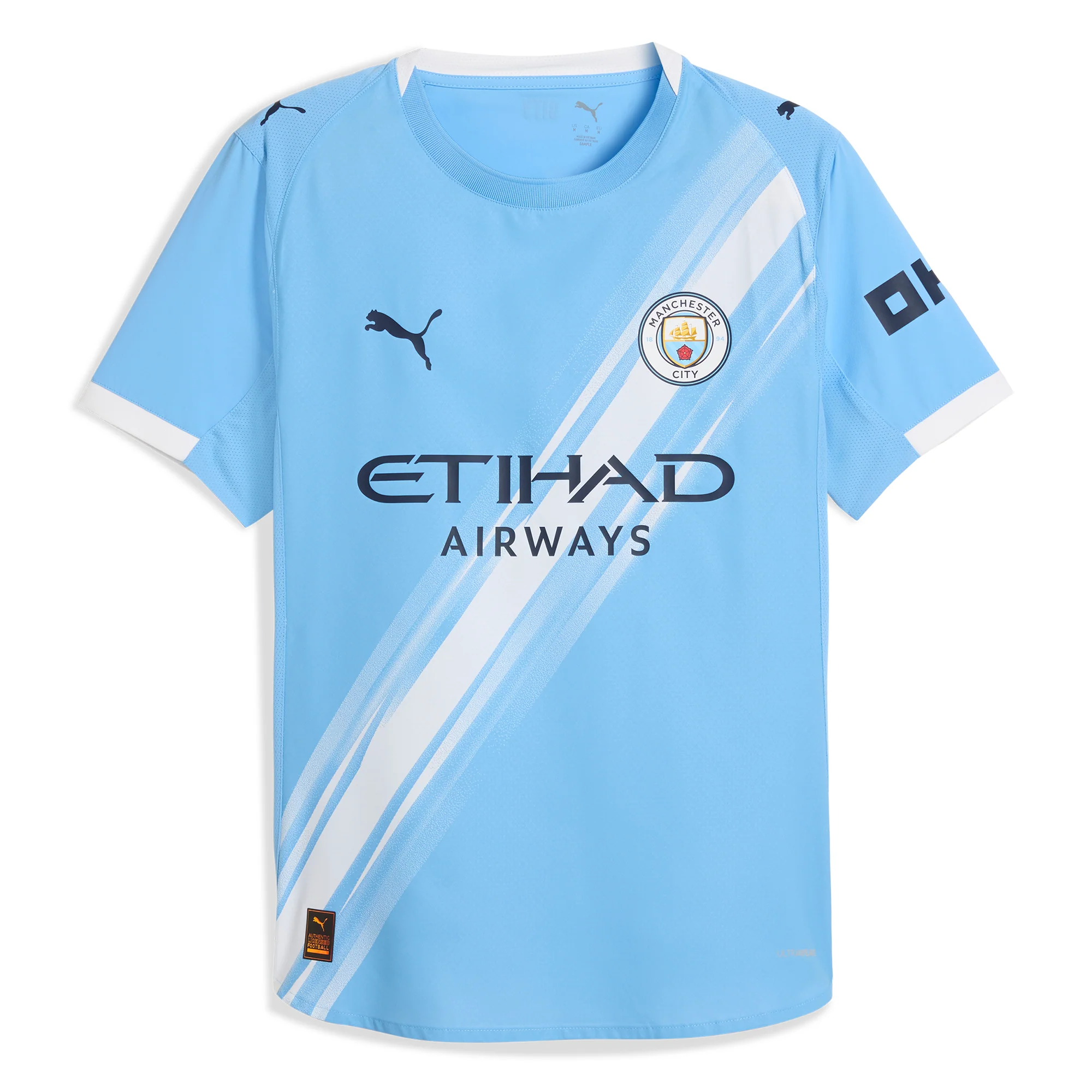 Man City 25/26 Home Authentic Football Shirt - Image 5