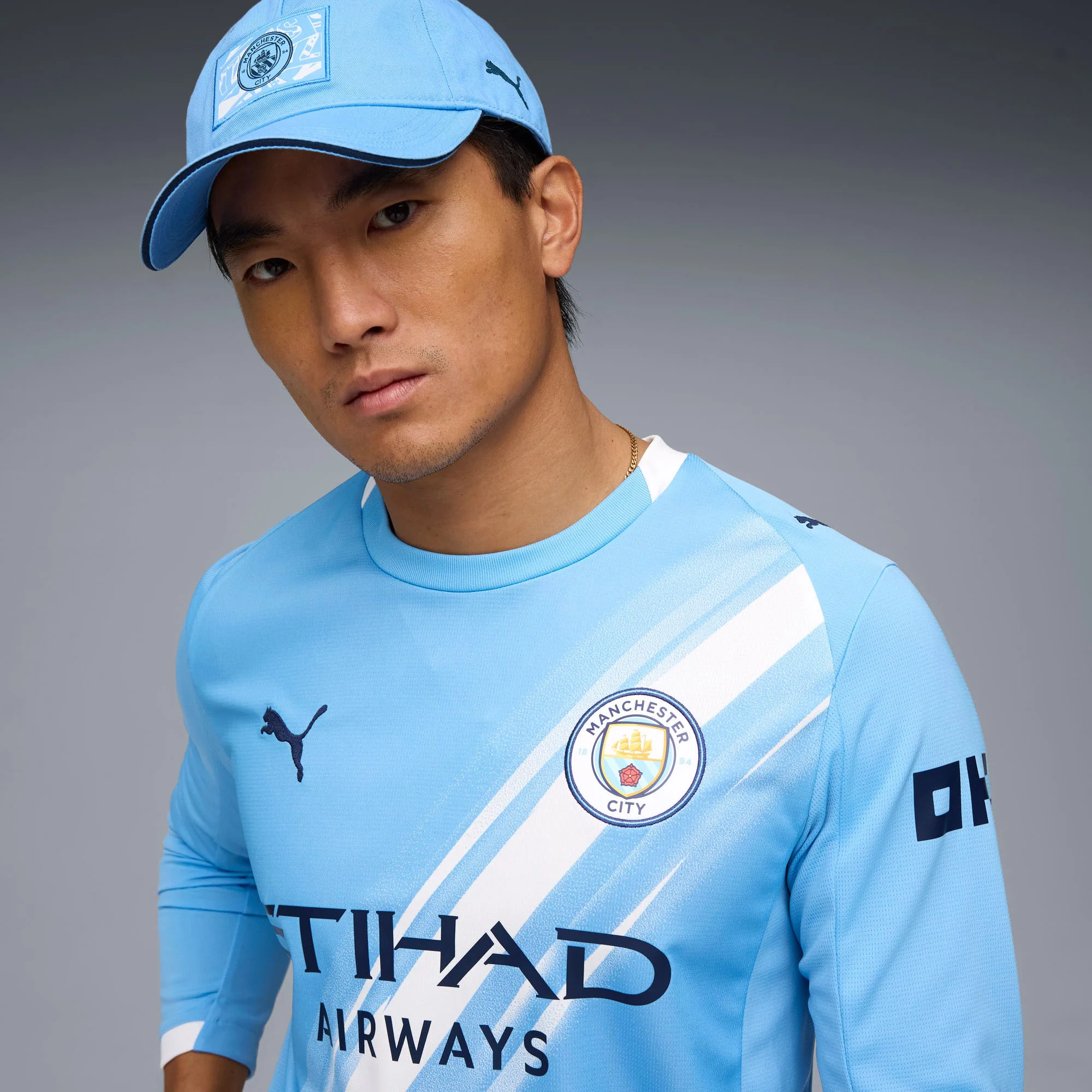 Man City 25/26 Home L/S Football Shirt - Image 4