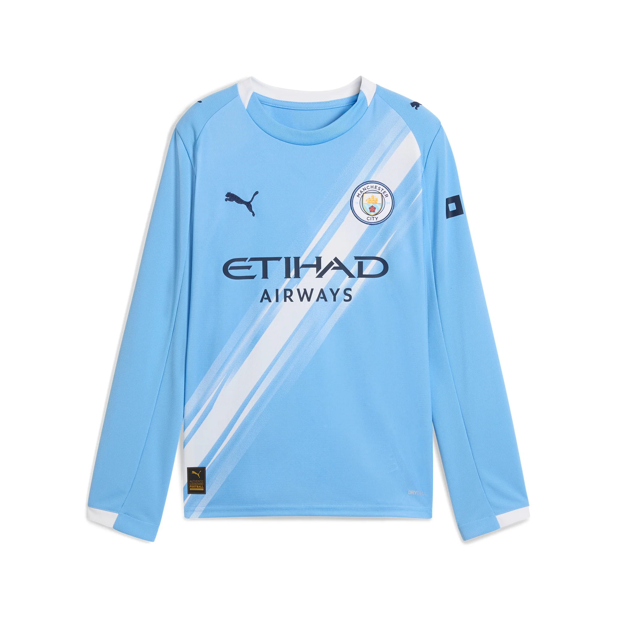 Man City 25/26 Home L/S Football Shirt Jnr - Image 5