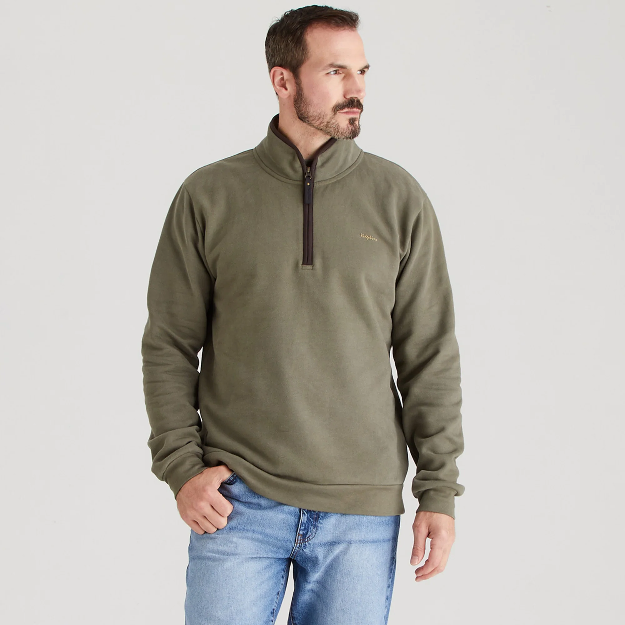 Men's Brancaster 1/4 Zip Top