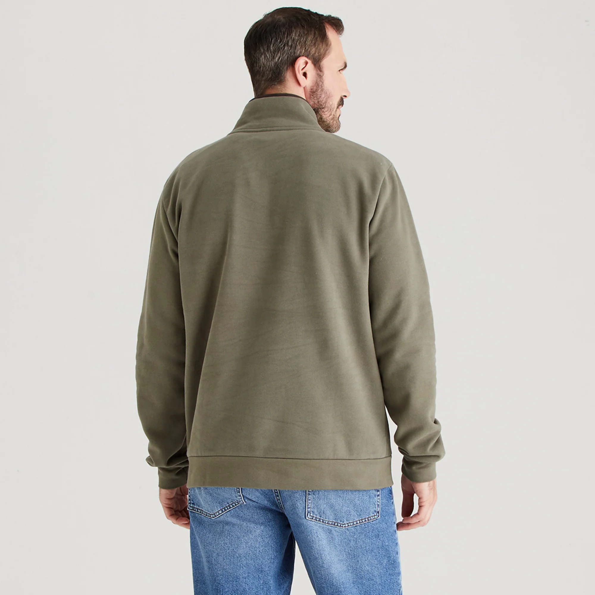 Men's Brancaster 1/4 Zip Top - Image 3