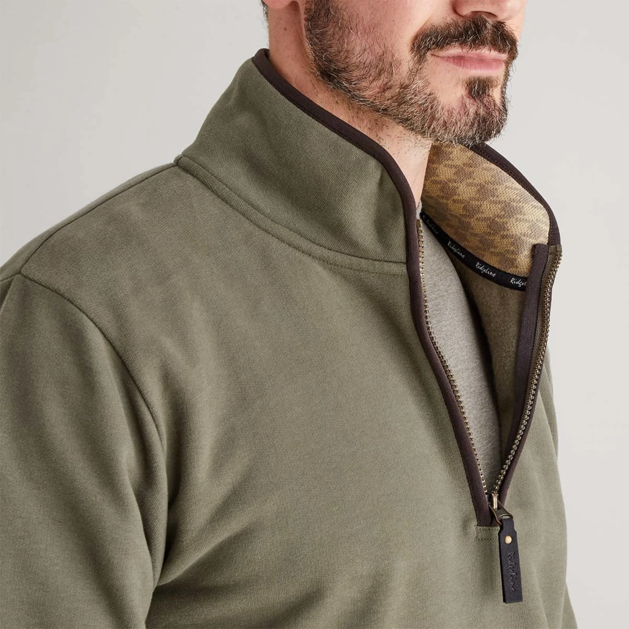Men's Brancaster 1/4 Zip Top - Image 7