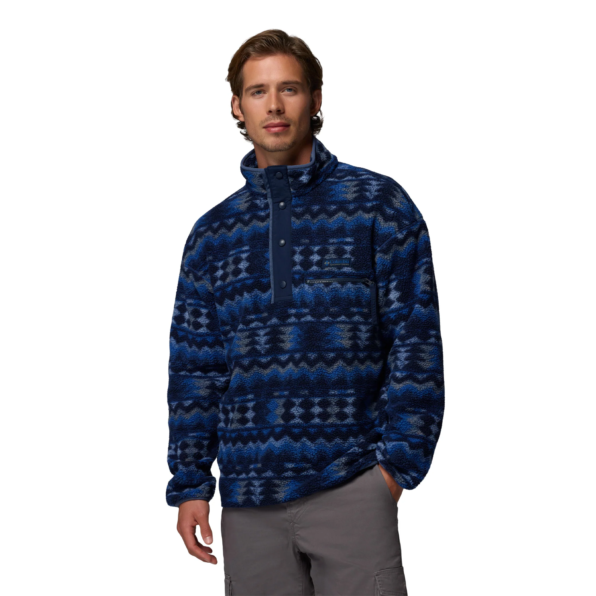 Men's Helvetia II Printed Half-Snap Fleece
