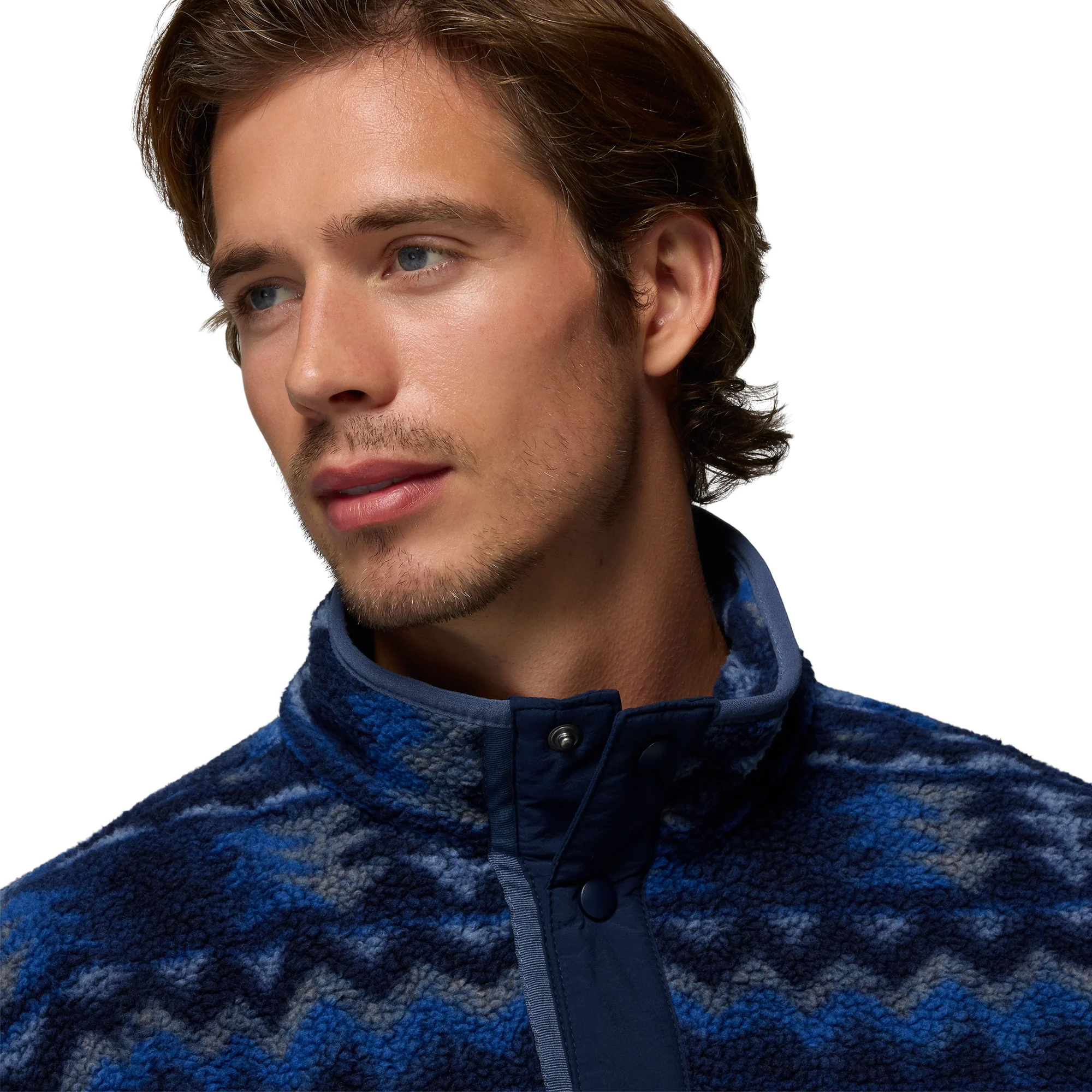 Men's Helvetia II Printed Half-Snap Fleece - Image 4