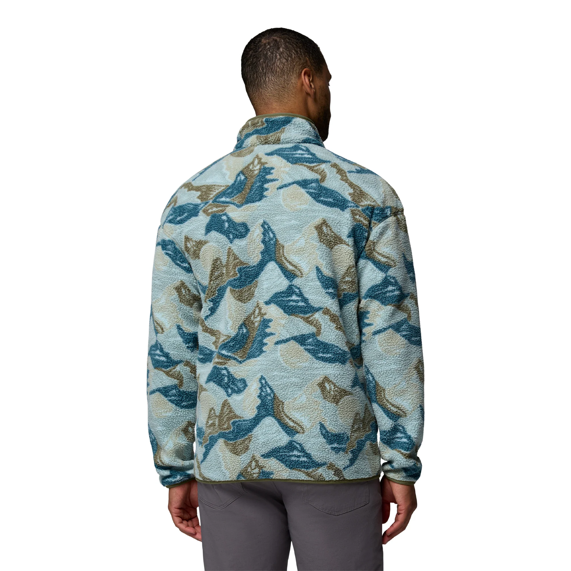 Men's Helvetia II Printed Half-Snap Fleece - Image 2