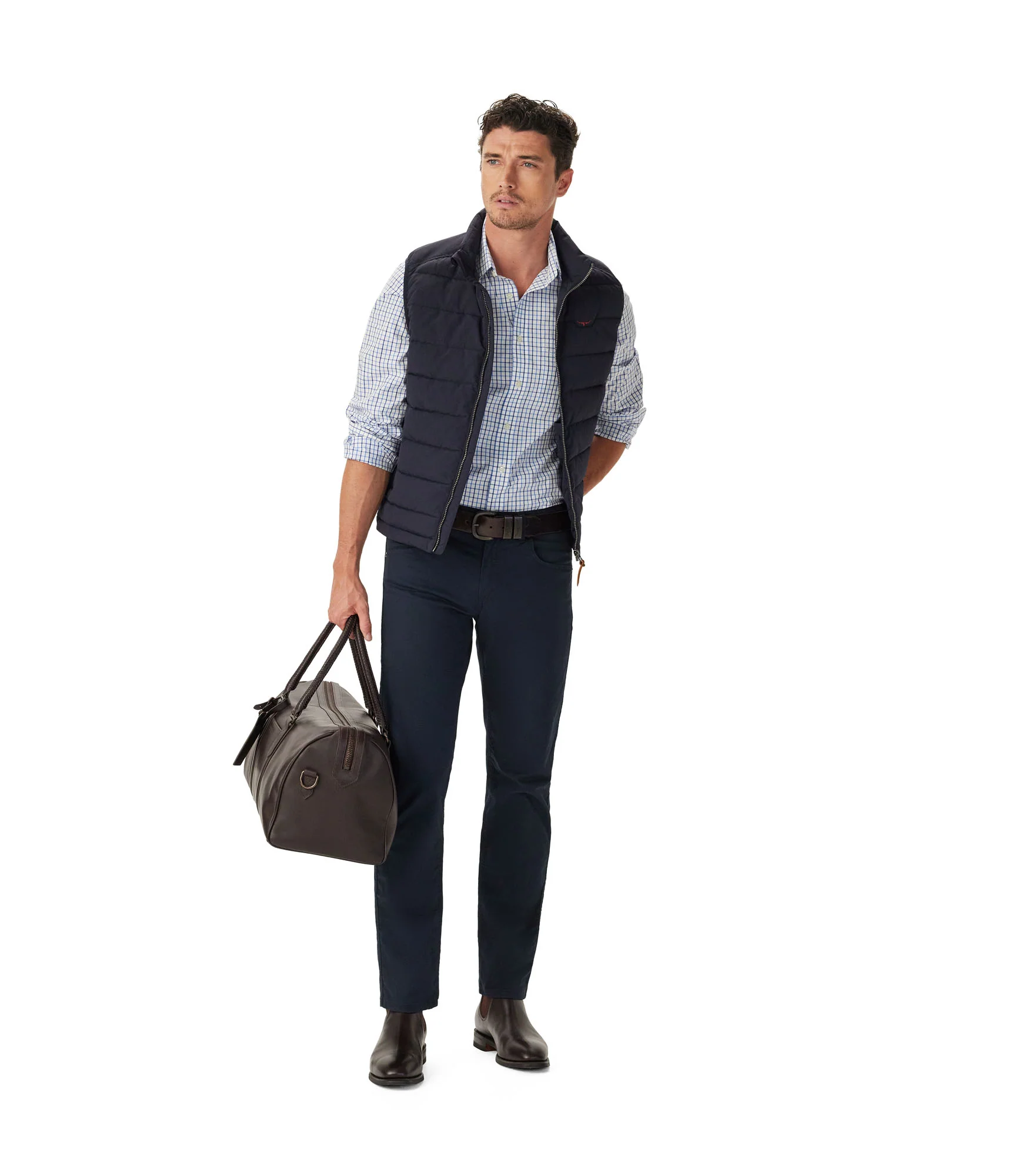 Newland Poplin Check Shirt - Image 2