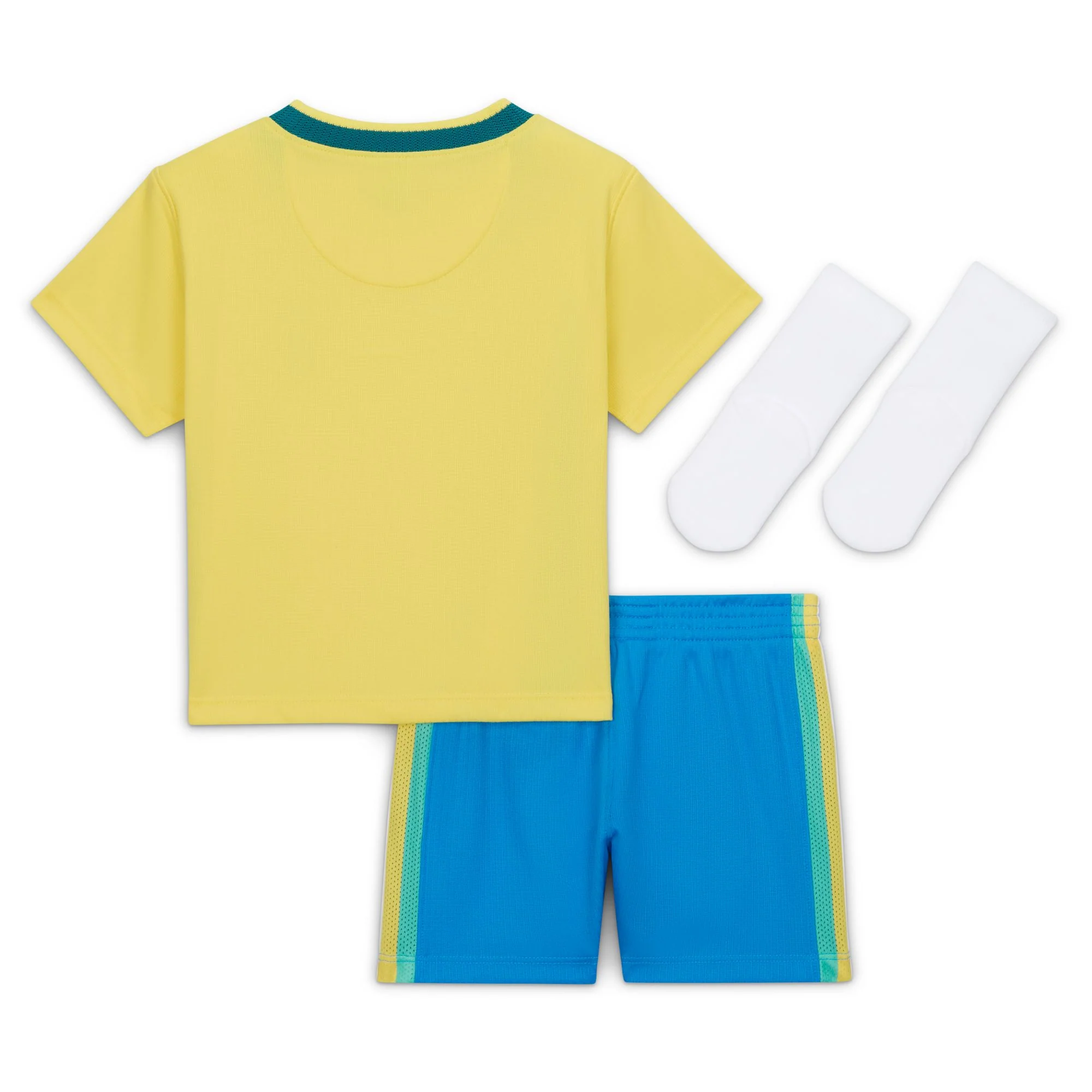 Brazil 26 Home Infant Football Kit - Image 2
