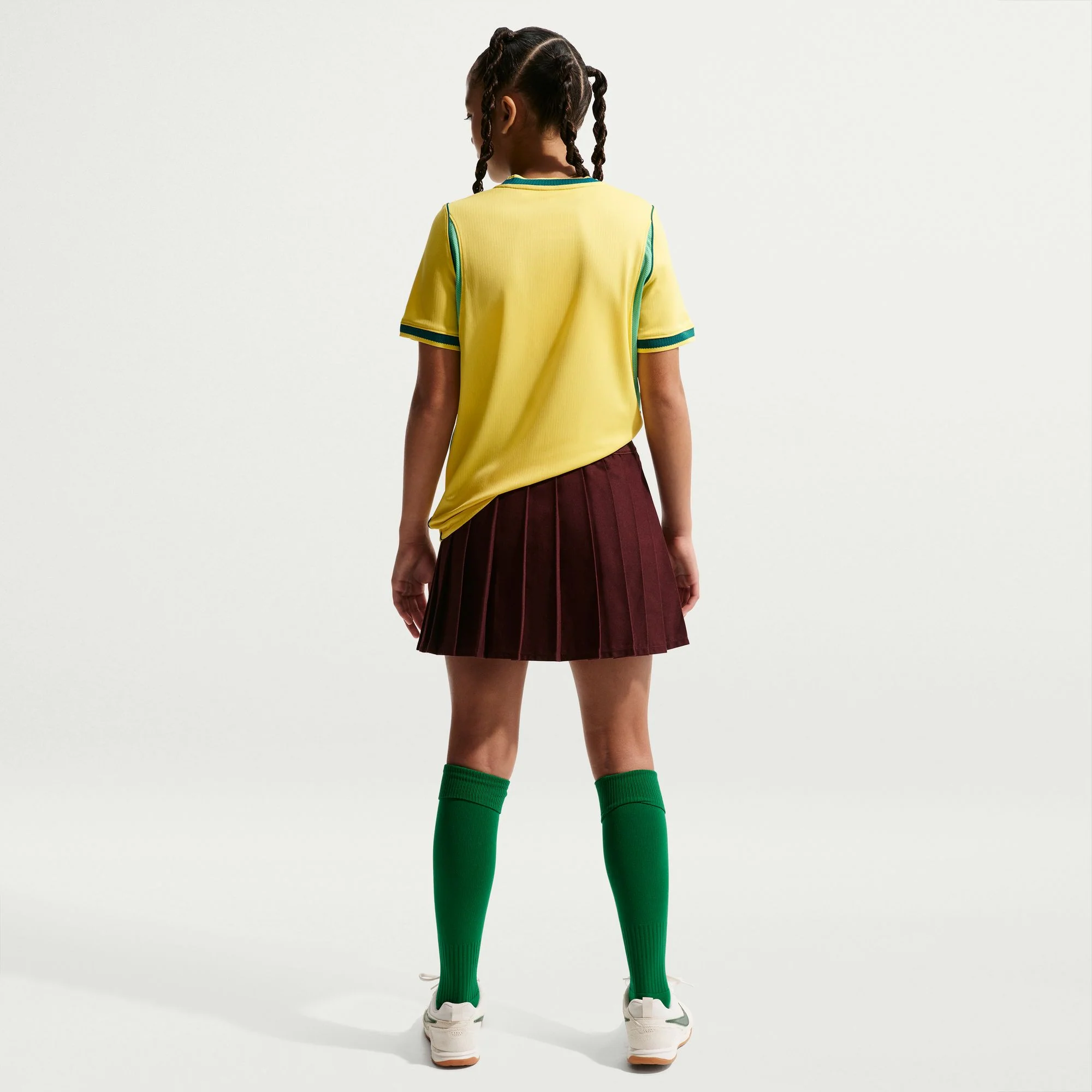 Brazil 26 Home Football Shirt Jnr - Image 3