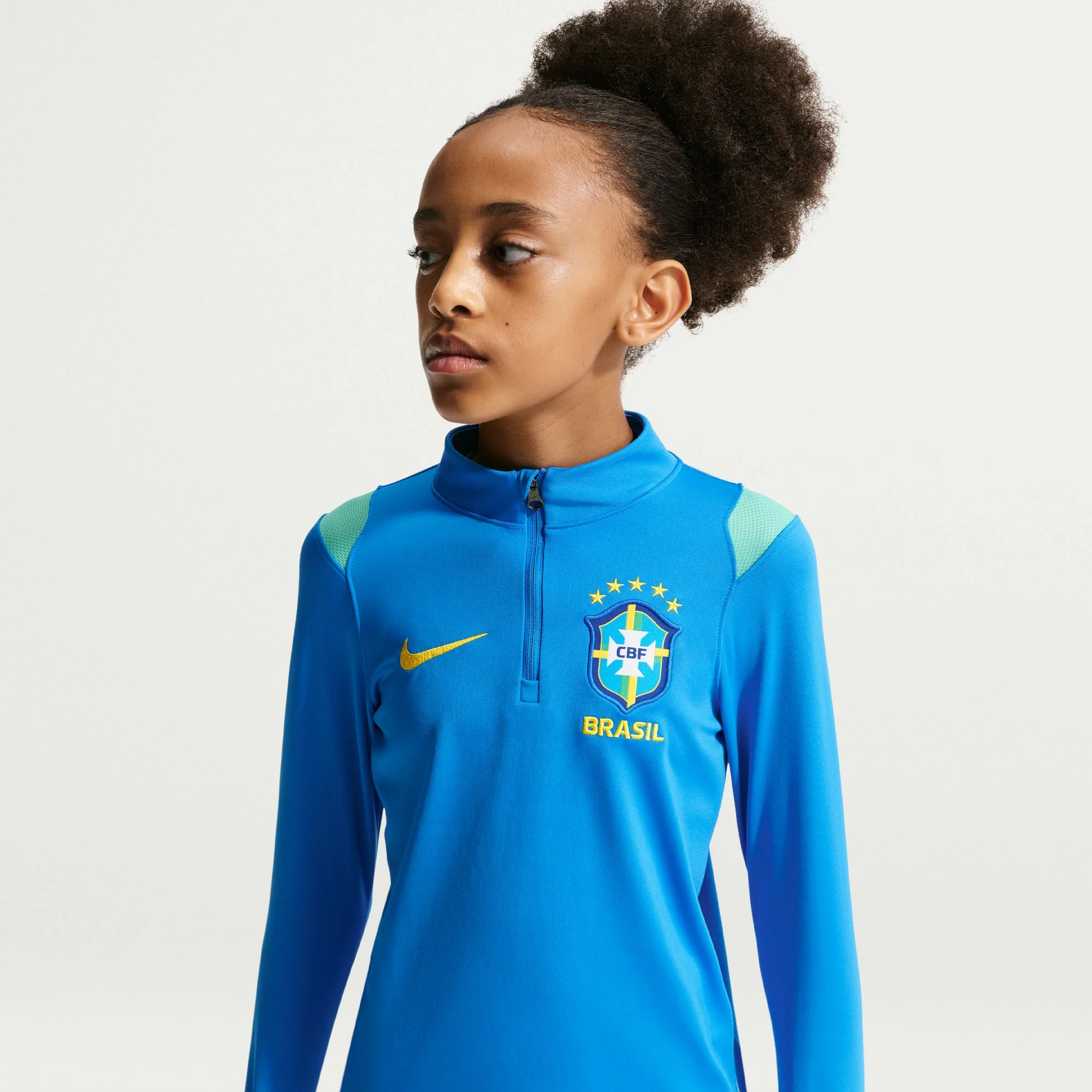 Brazil Academy Pro Dri-Fit Drill Top Jnr - Image 4