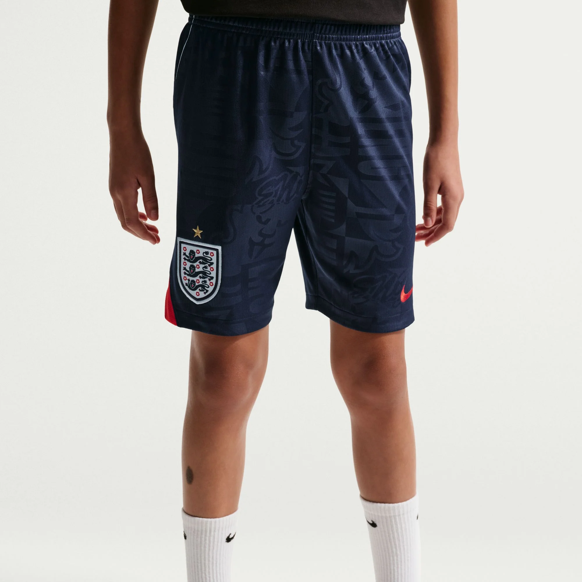 England 26 Away Football Shorts Jnr