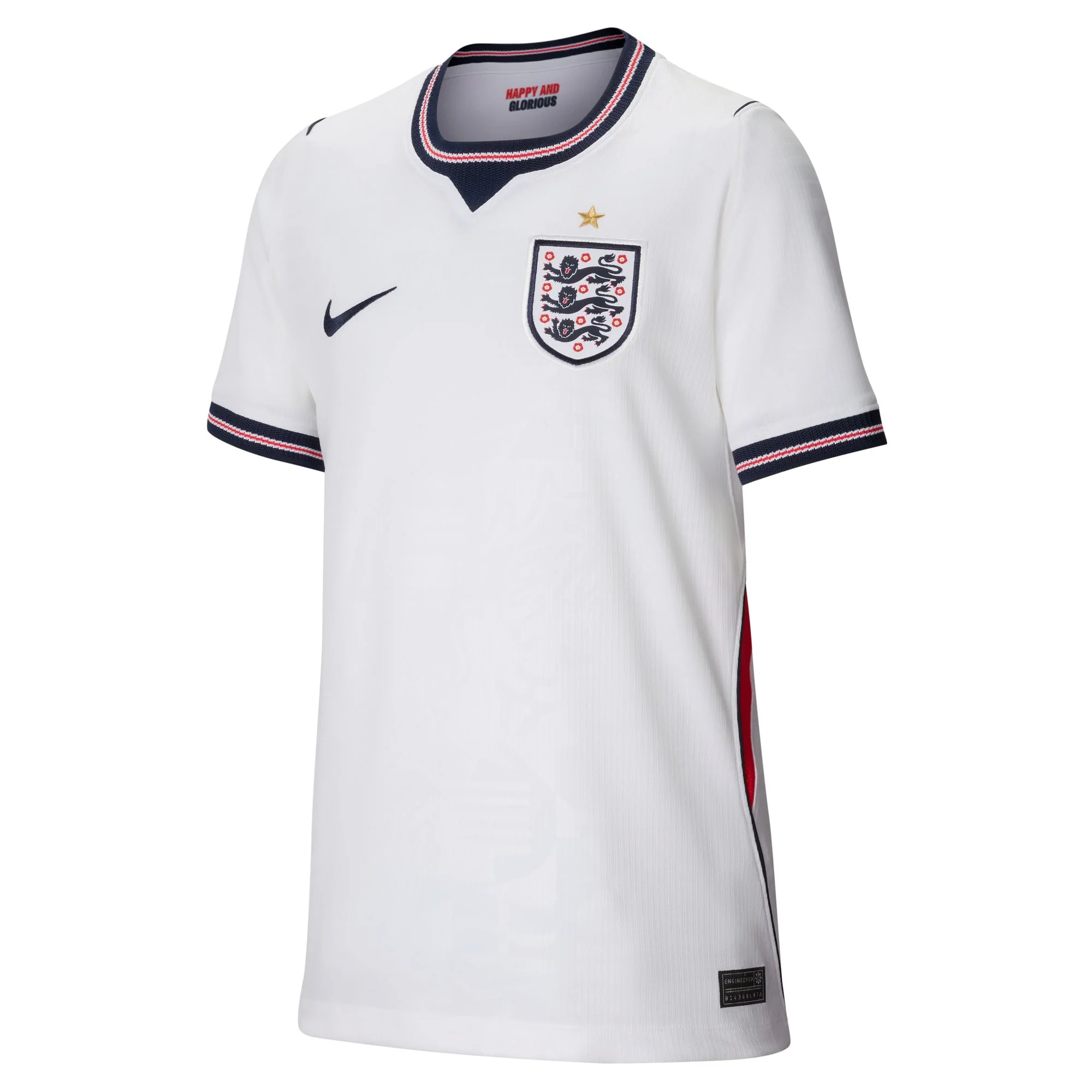 England 26 Home Football Shirt Jnr - Image 9